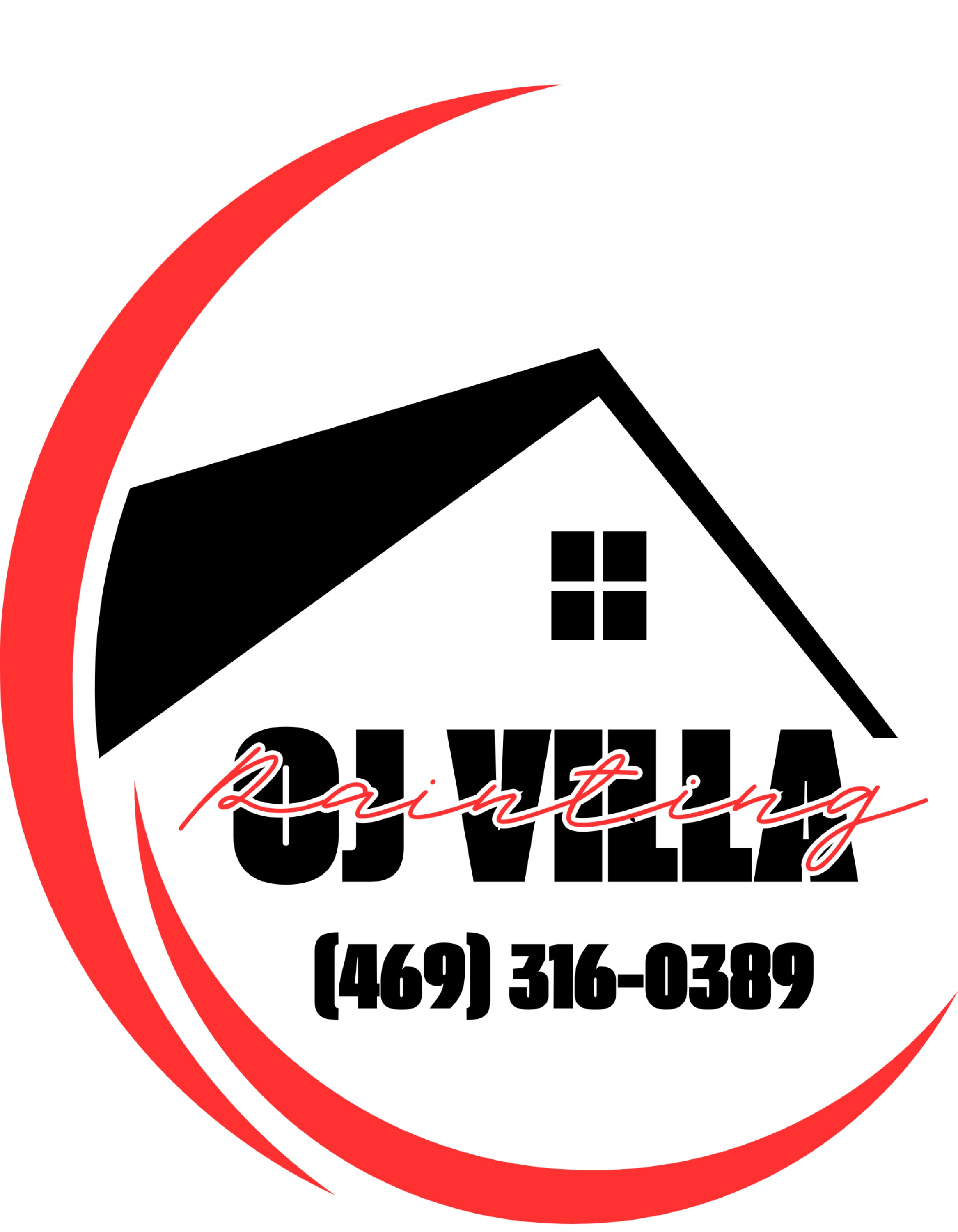 Oj Villa painting Logo