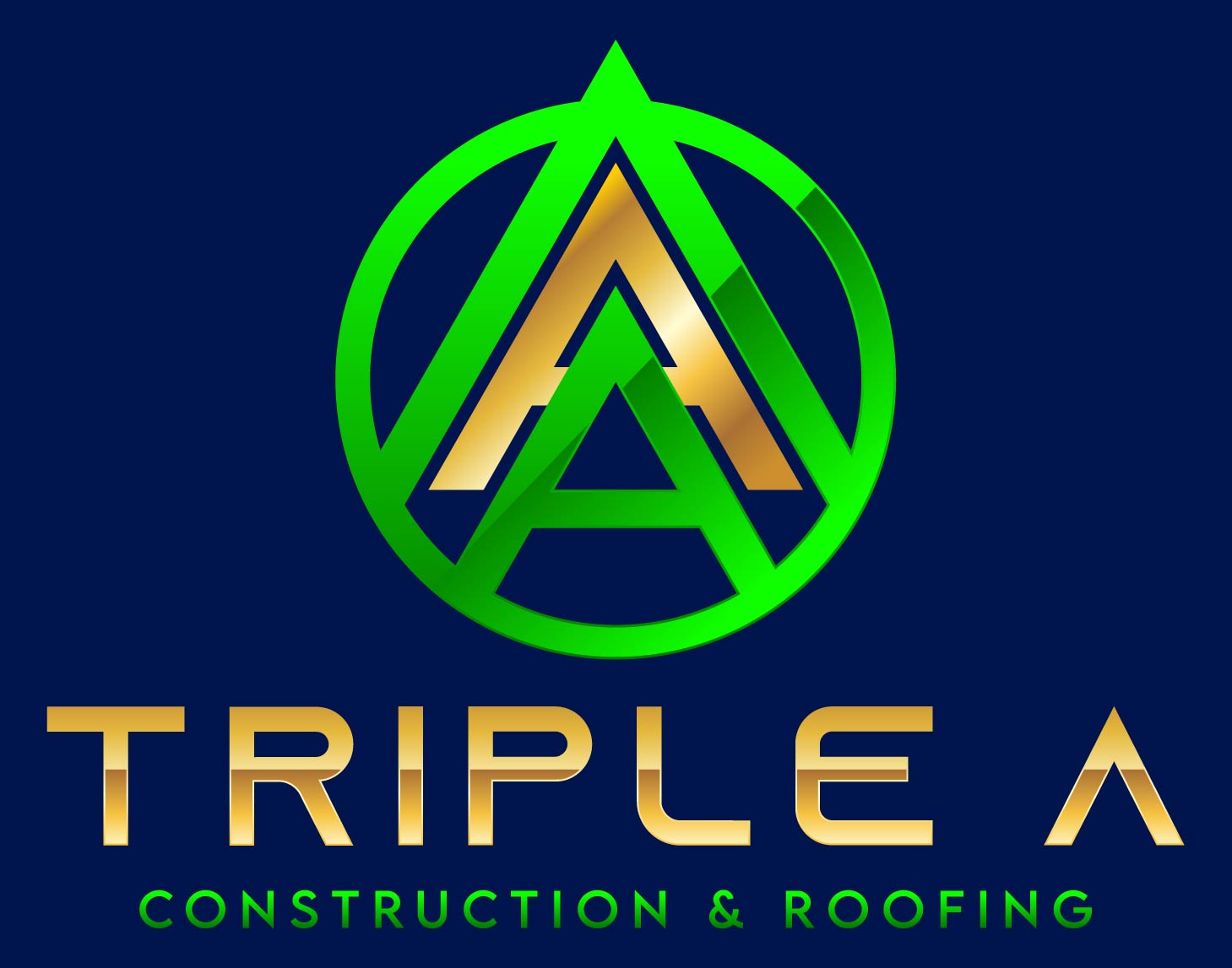 Triple A Construction & Roofing Logo