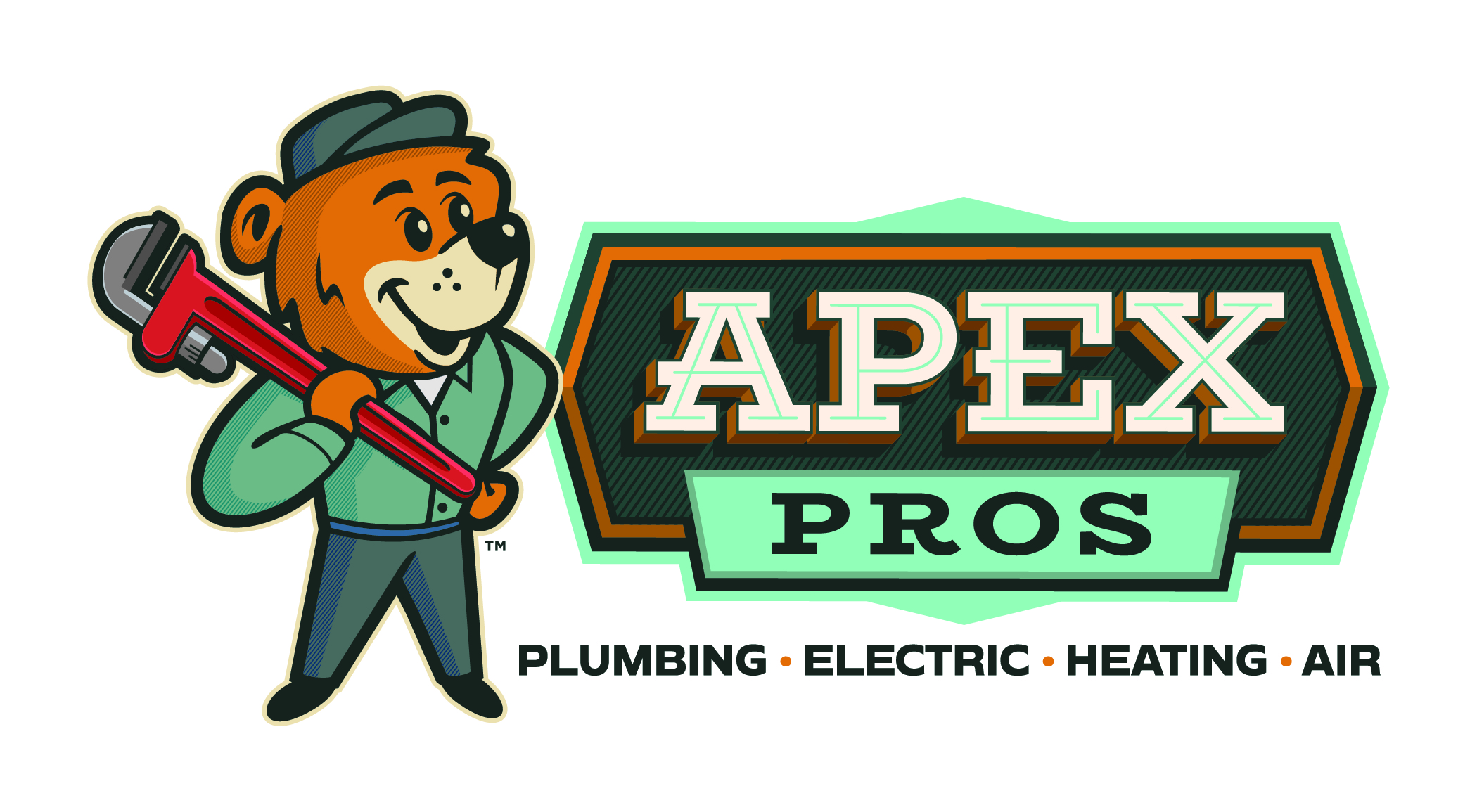 Apex Plumbing, Heating, and Air Pros Logo