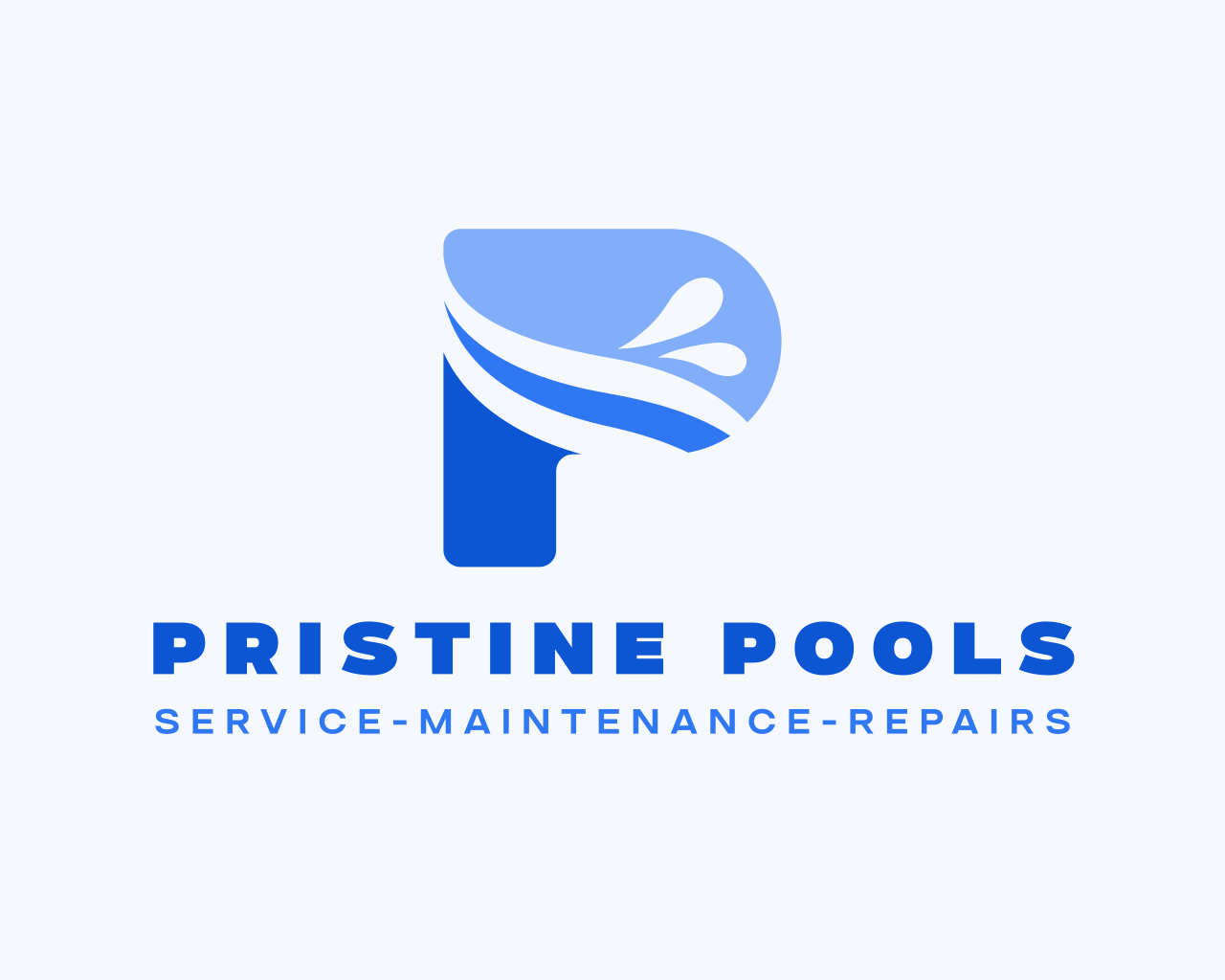 Clear Blue Pool Service Logo