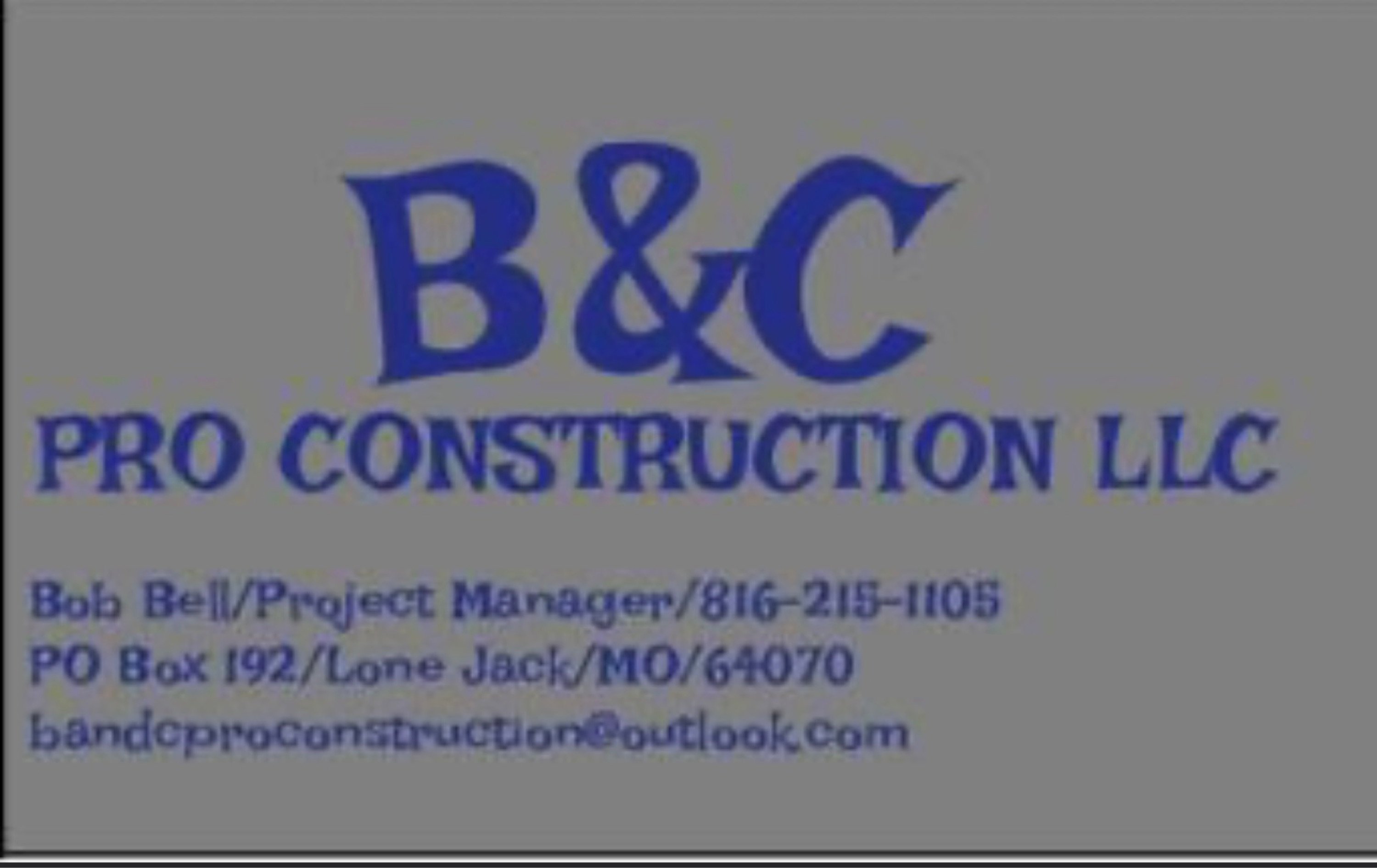 B&C PRO CONSTRUCTION LLC Logo
