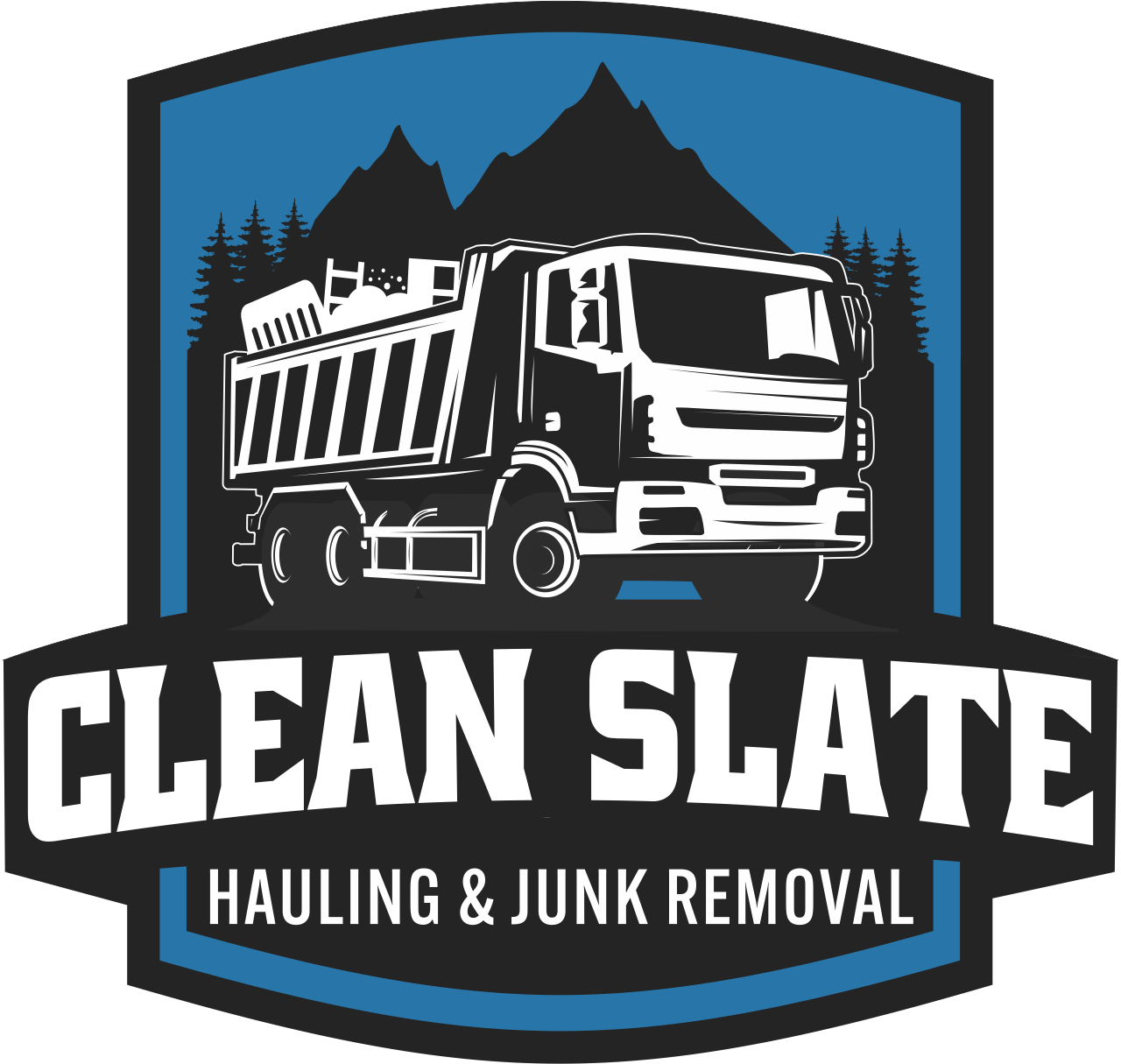 Clean Slate Hauling and Junk Removal Logo