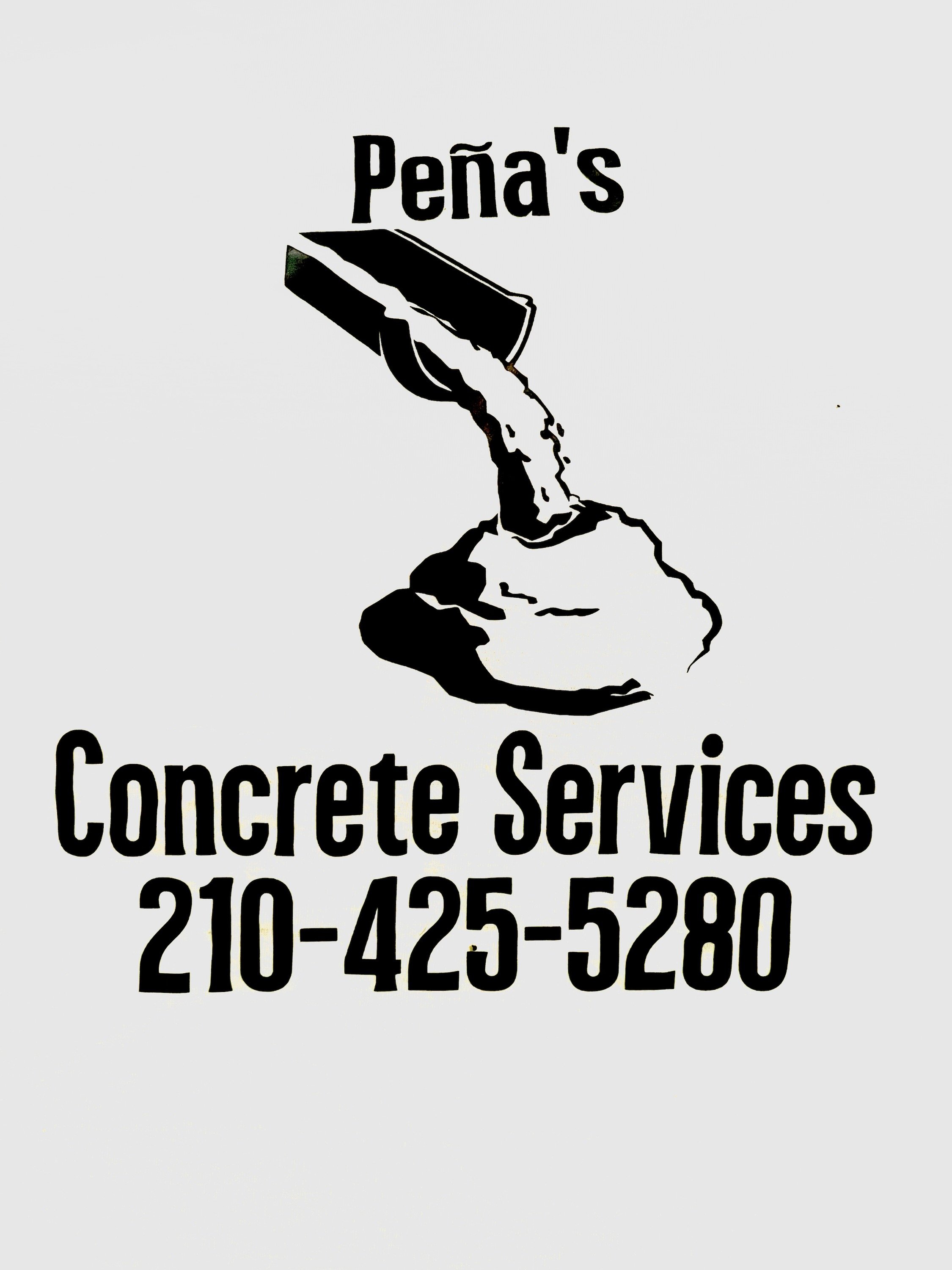 Penas Concrete Services Logo