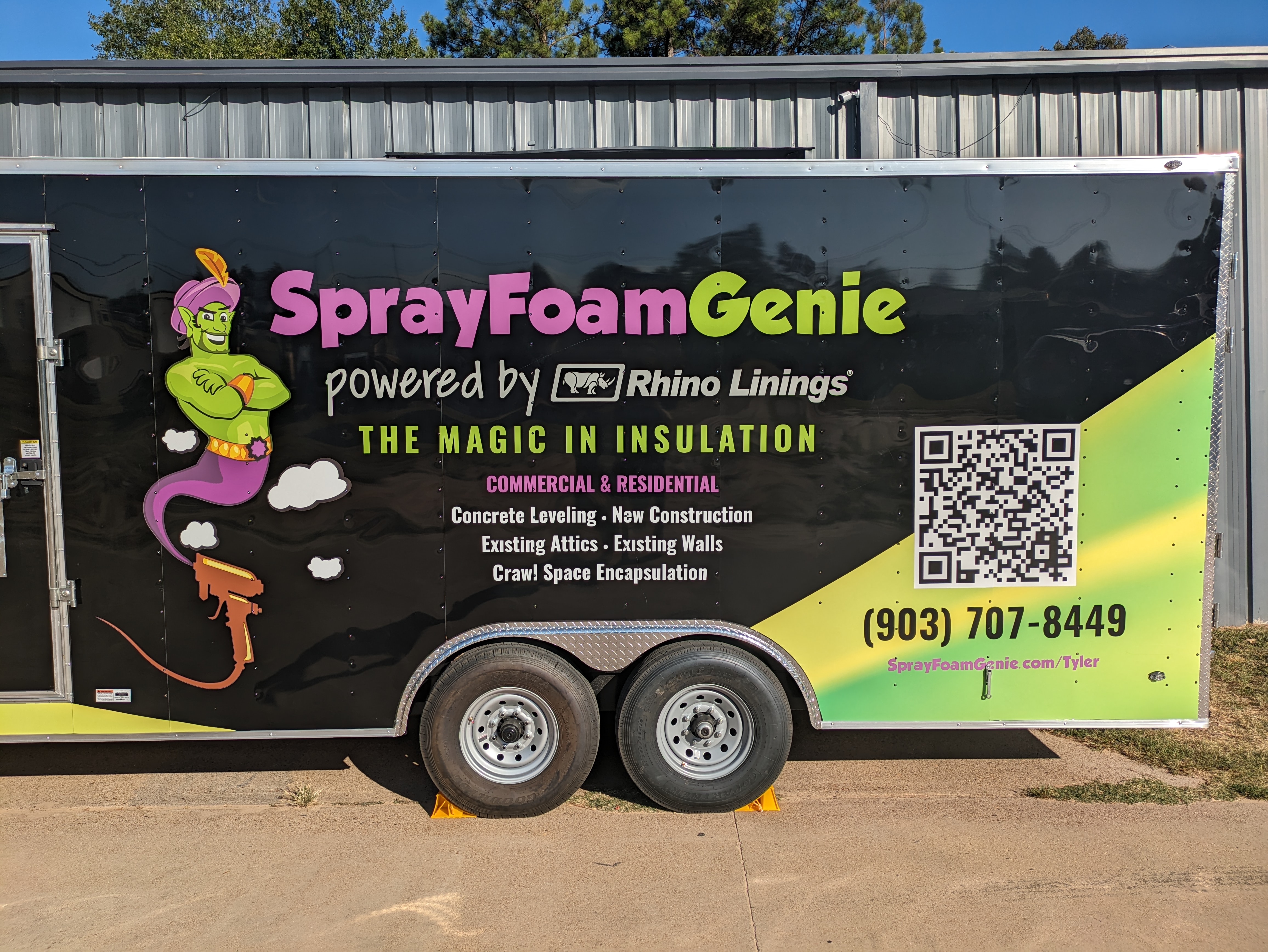 Spray Foam Genie Tyler Logo