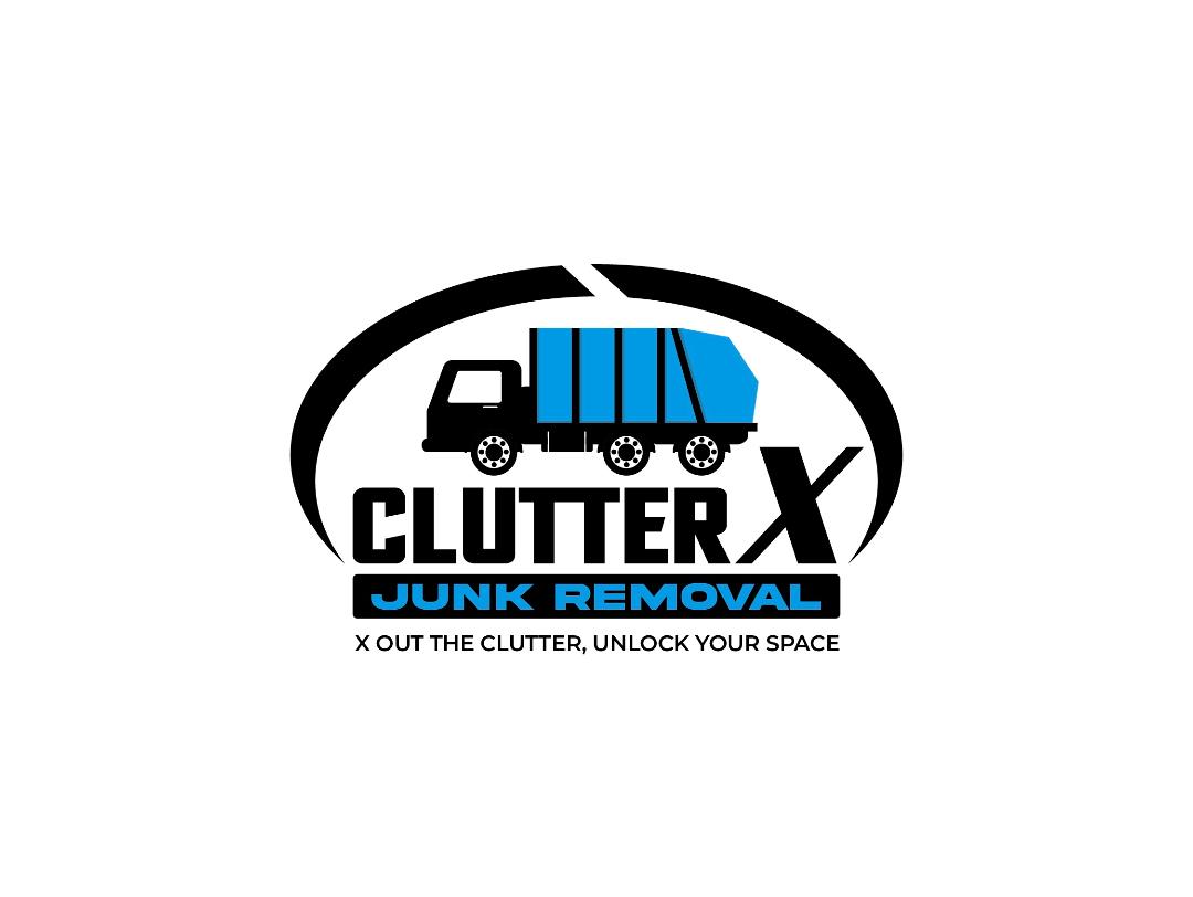 Clutter X Junk Removal Logo