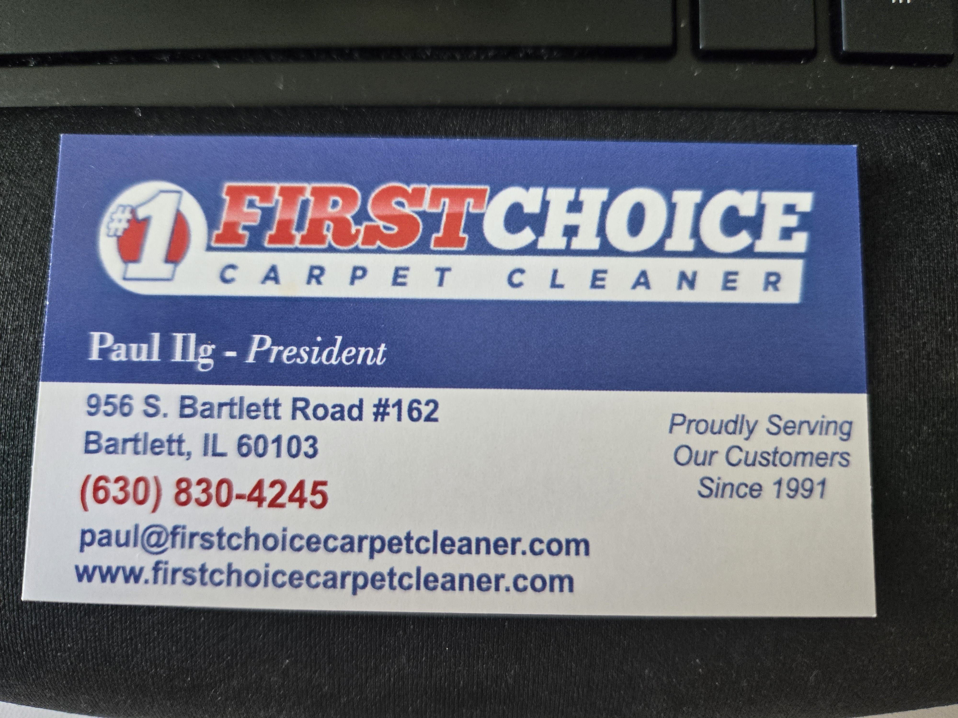 First Choice Carpet Cleaners, Inc. Logo