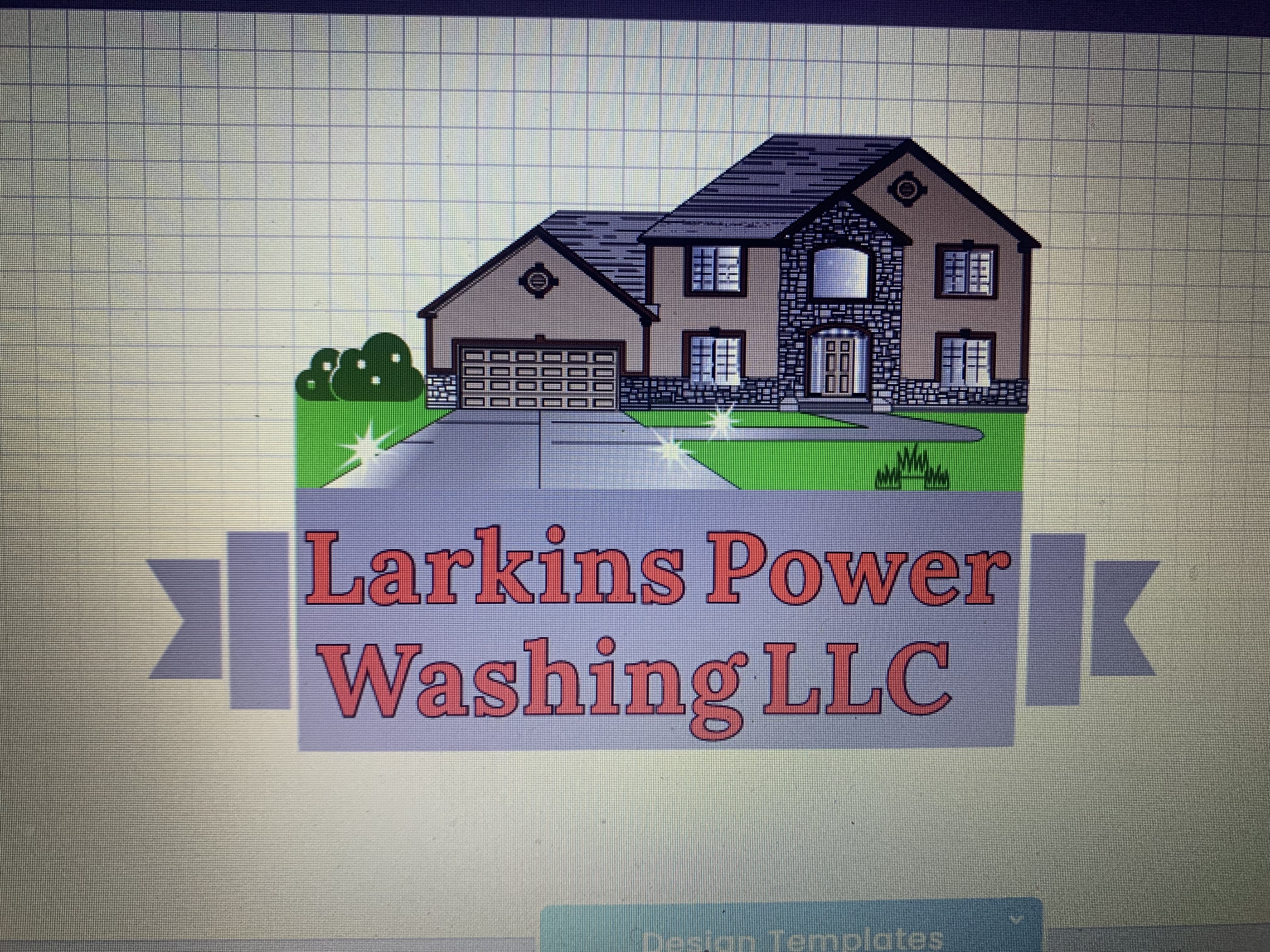 Larkins Power Washing Logo