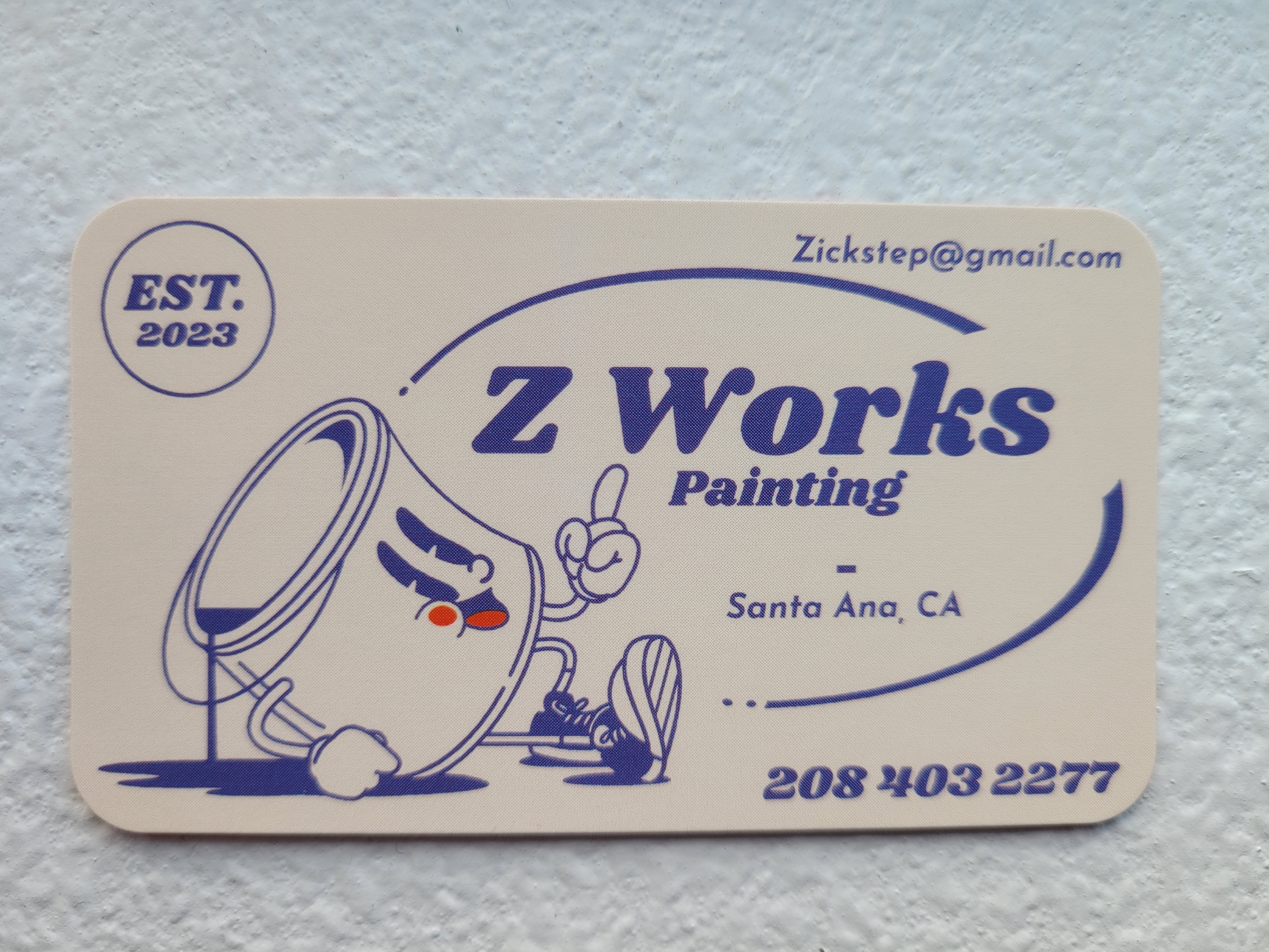 Z Works Painting LLC  - Unlicensed Contractor Logo