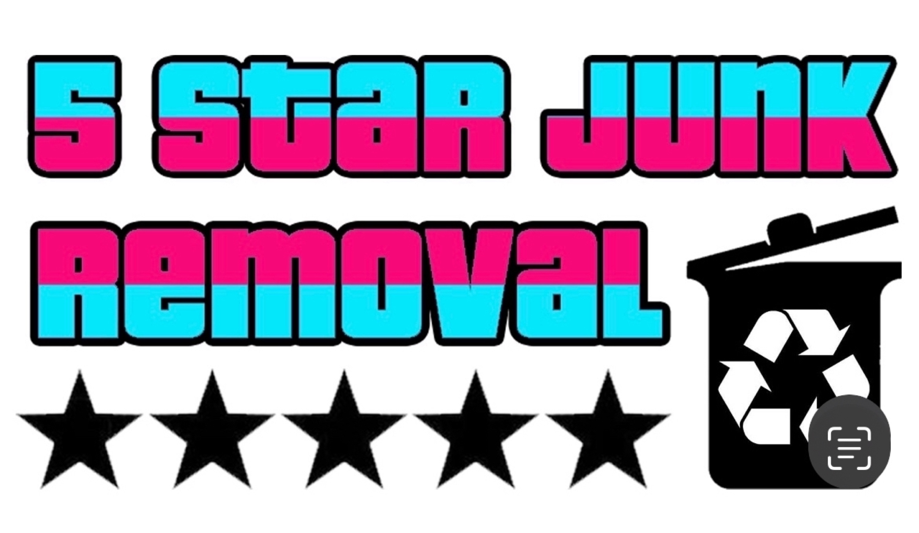 Five Star Junk Removal Logo
