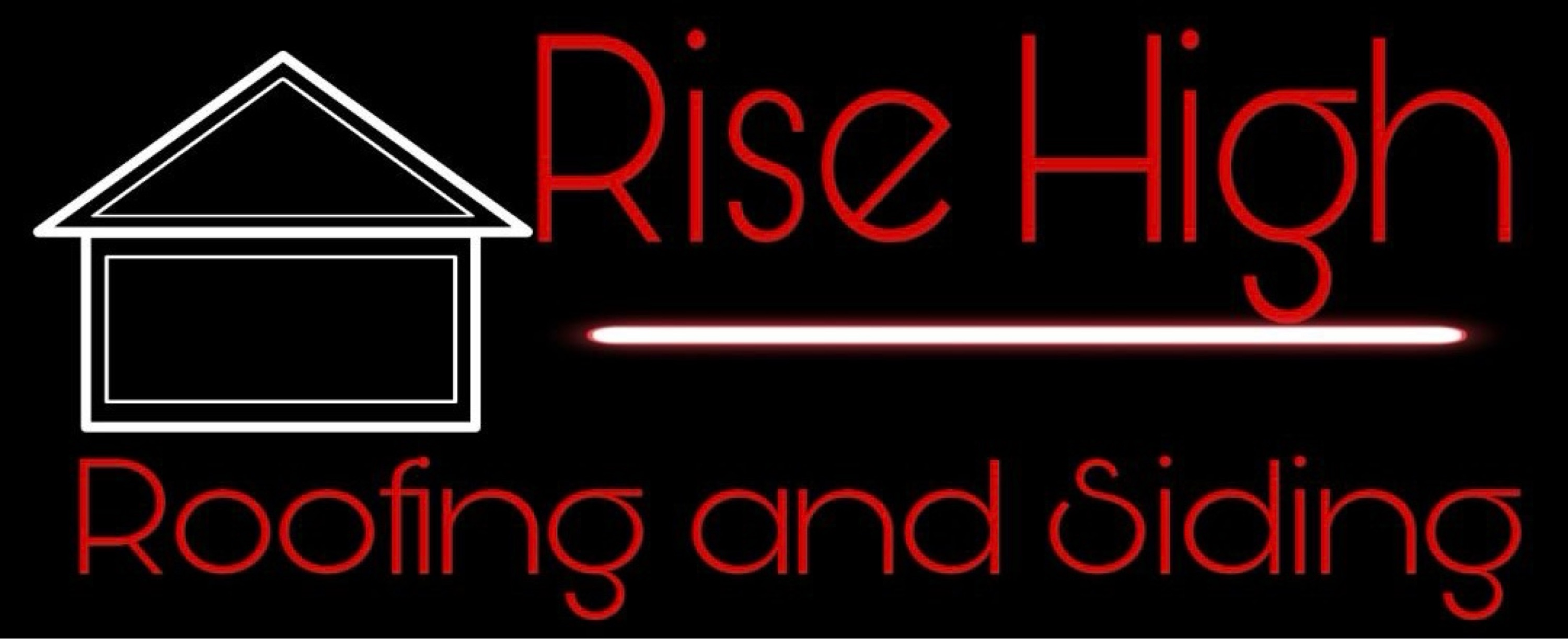 Rise High Roofing & Siding Logo