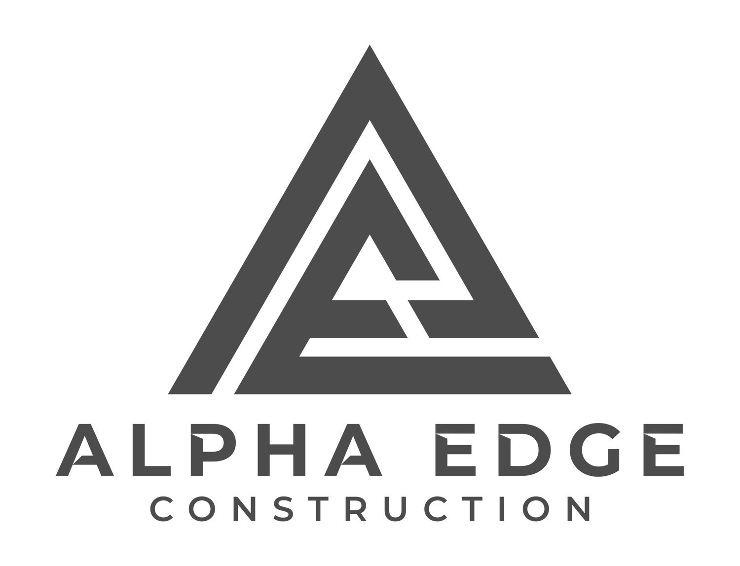 Alpha Edge Construction LLC Logo