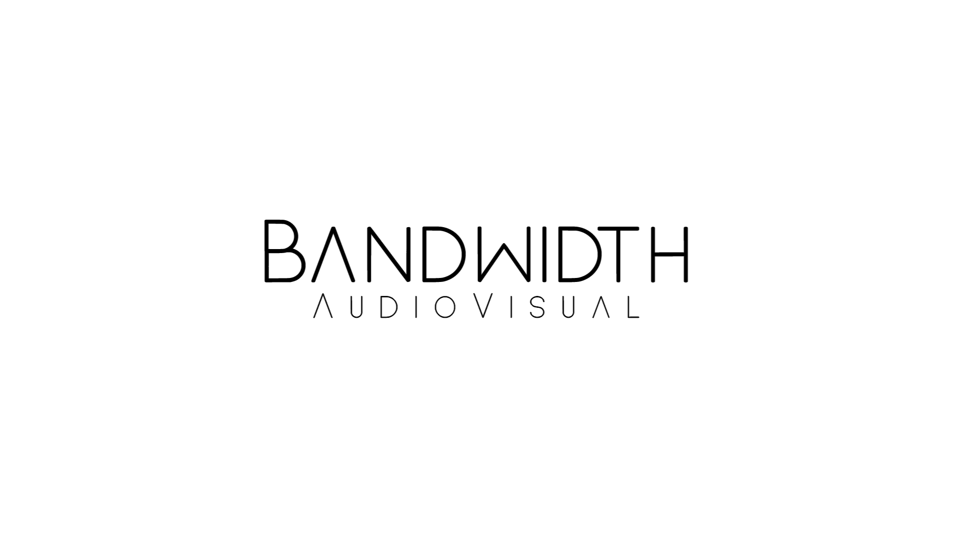Bandwidth Audio Visual Logo