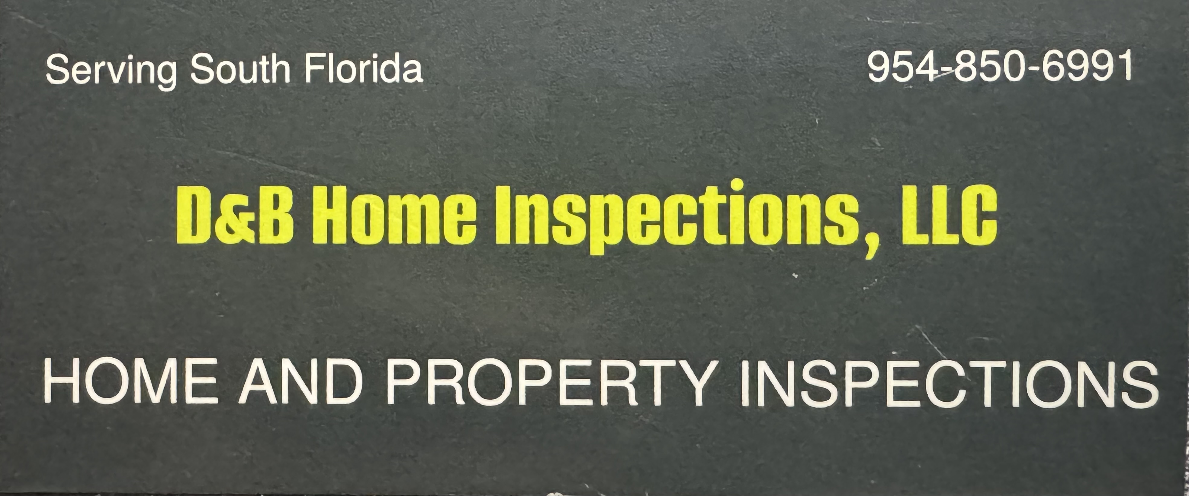 D&B Home Inspection, LLC Logo