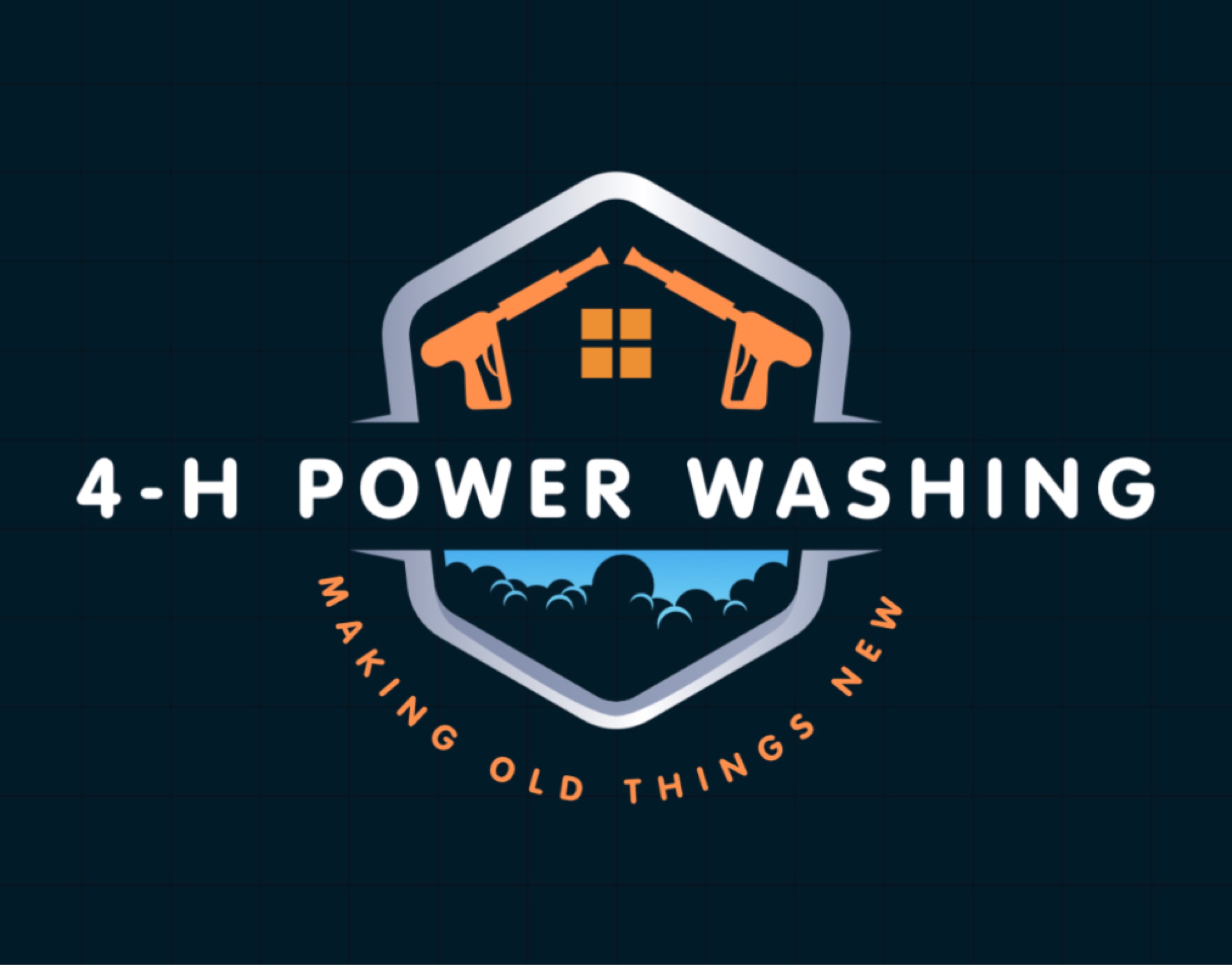 4-H Power Washing Logo