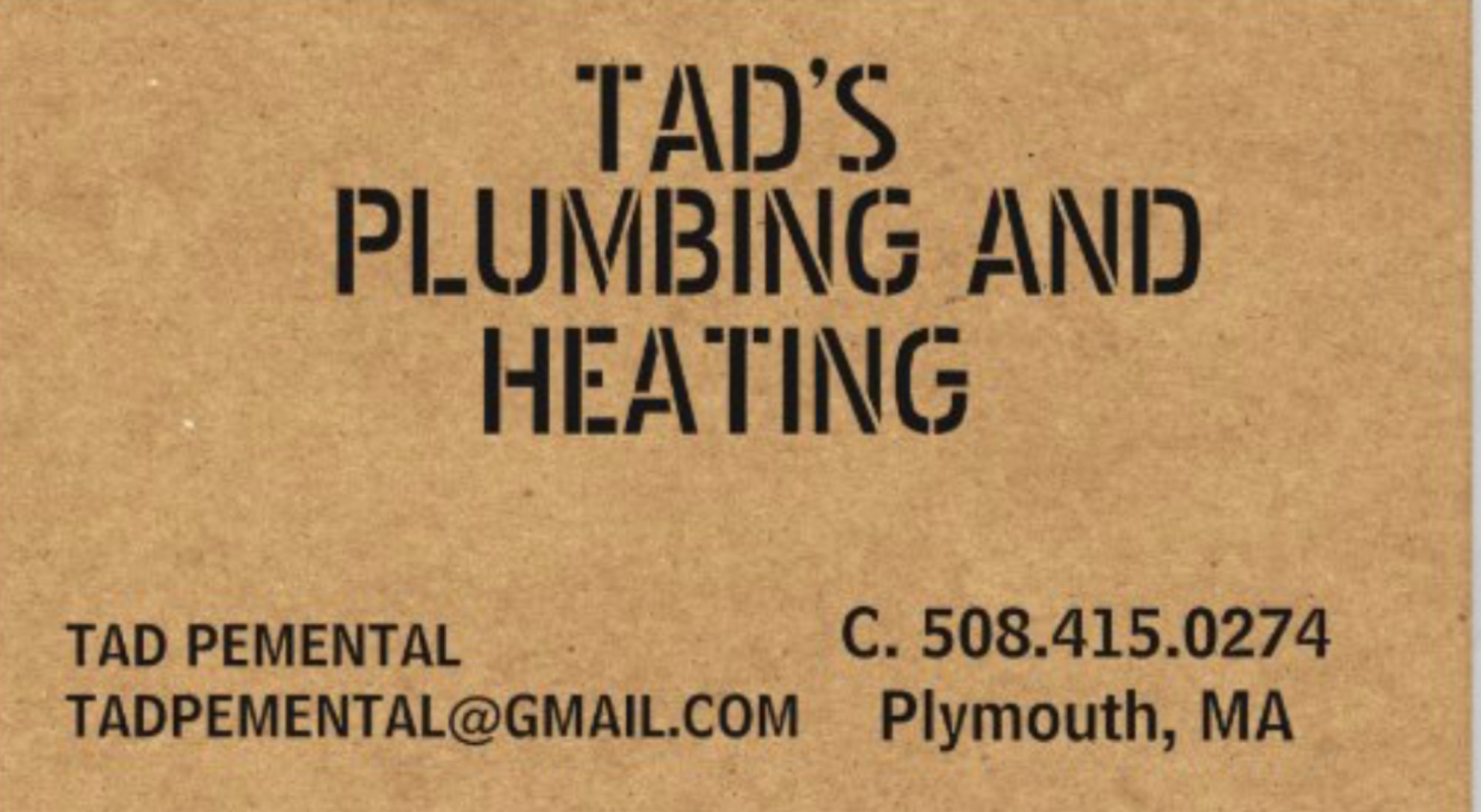 Tad's Plumbing & Heating Logo