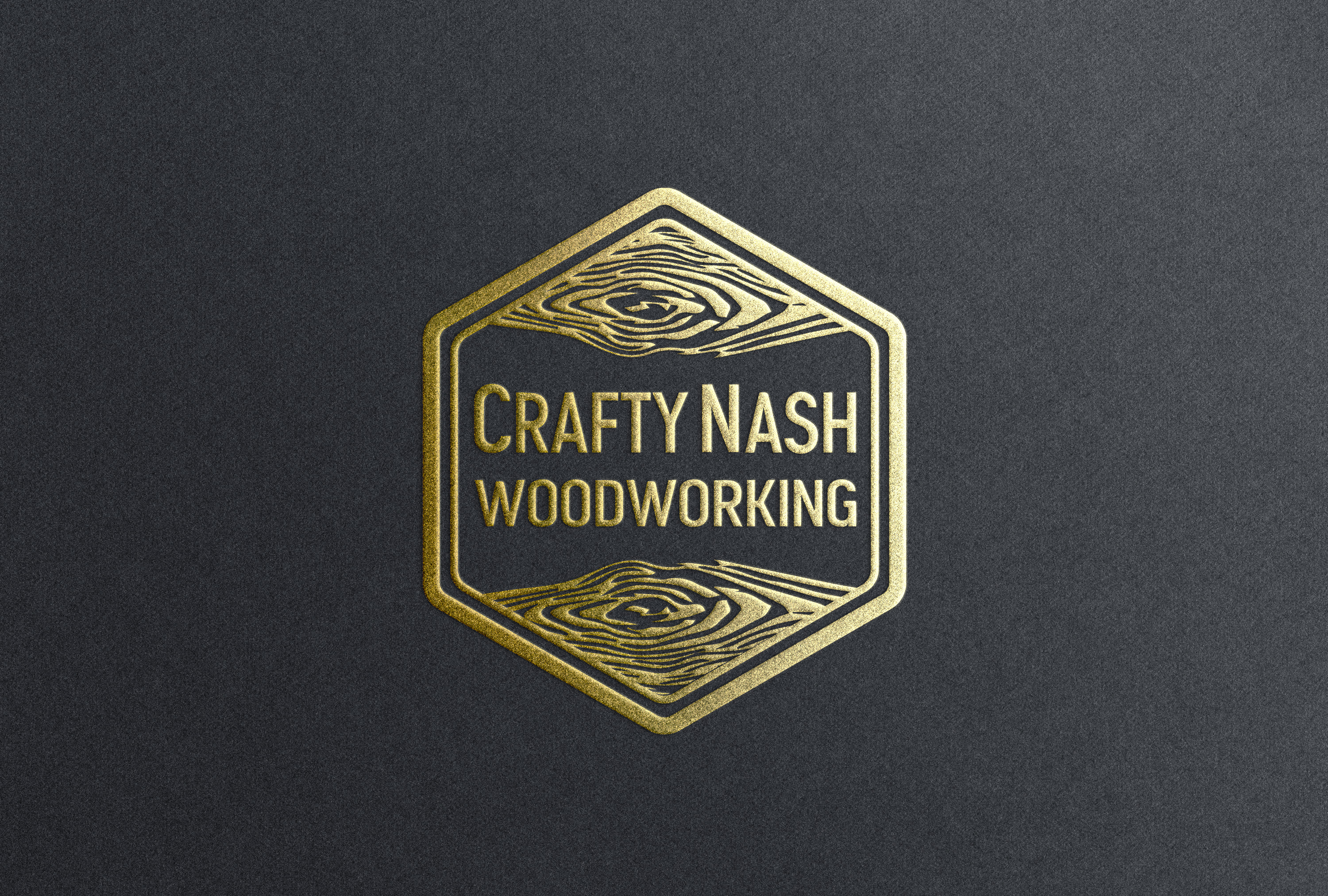 CraftyNash Woodworking Logo