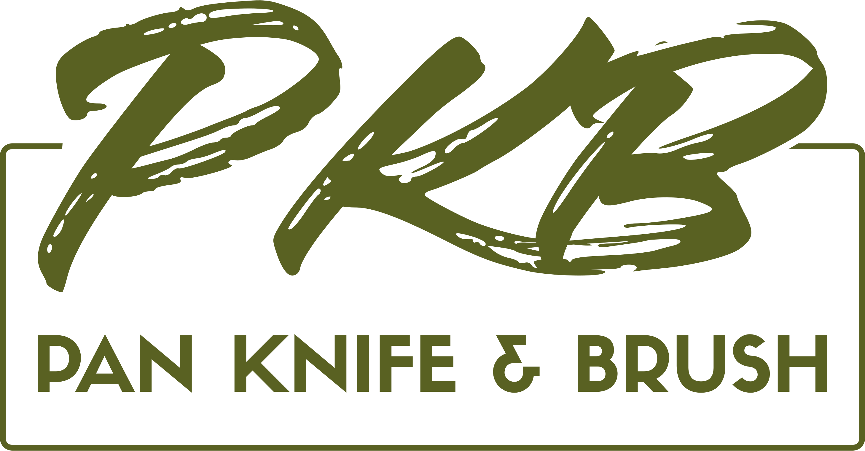 Pan, Knife & Brush Logo