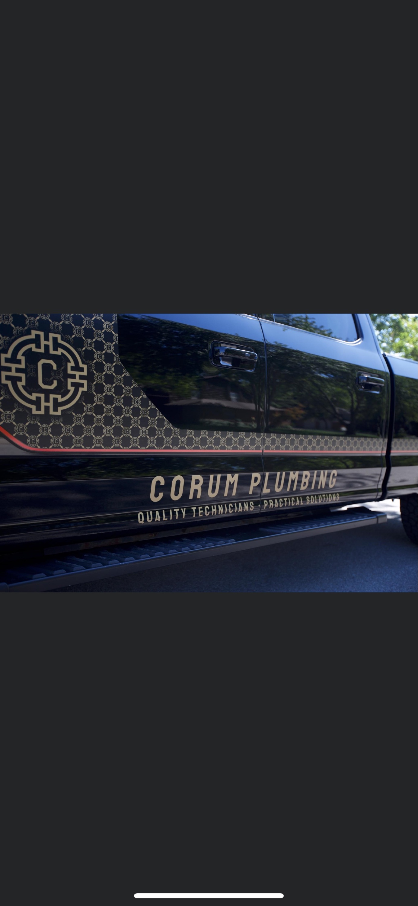 Corum Plumbing Logo