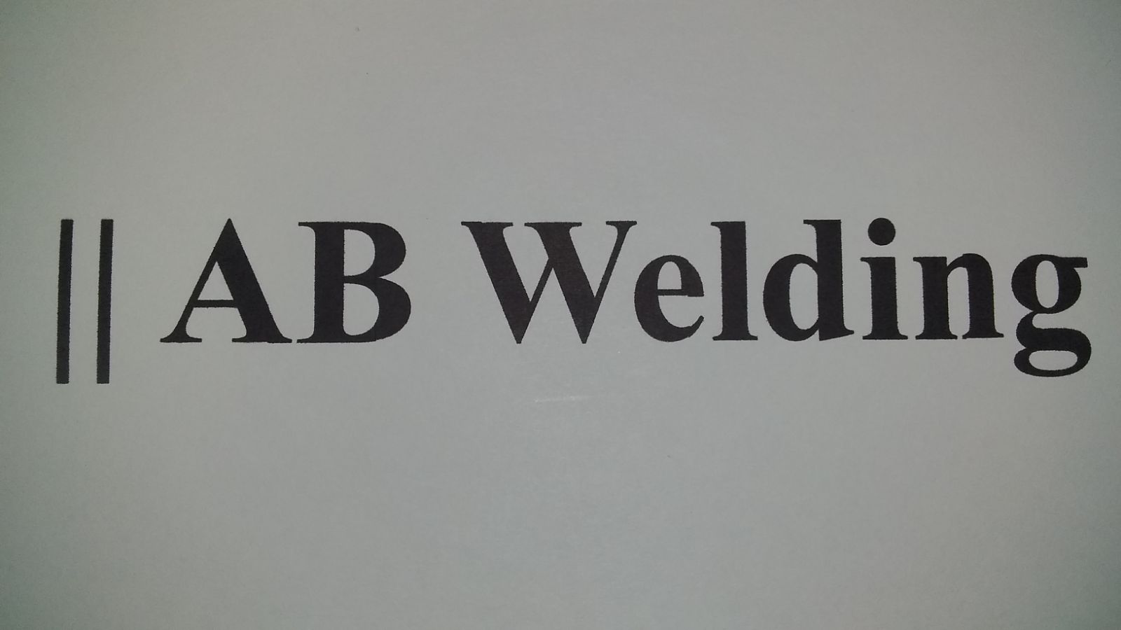 AB Welding Logo