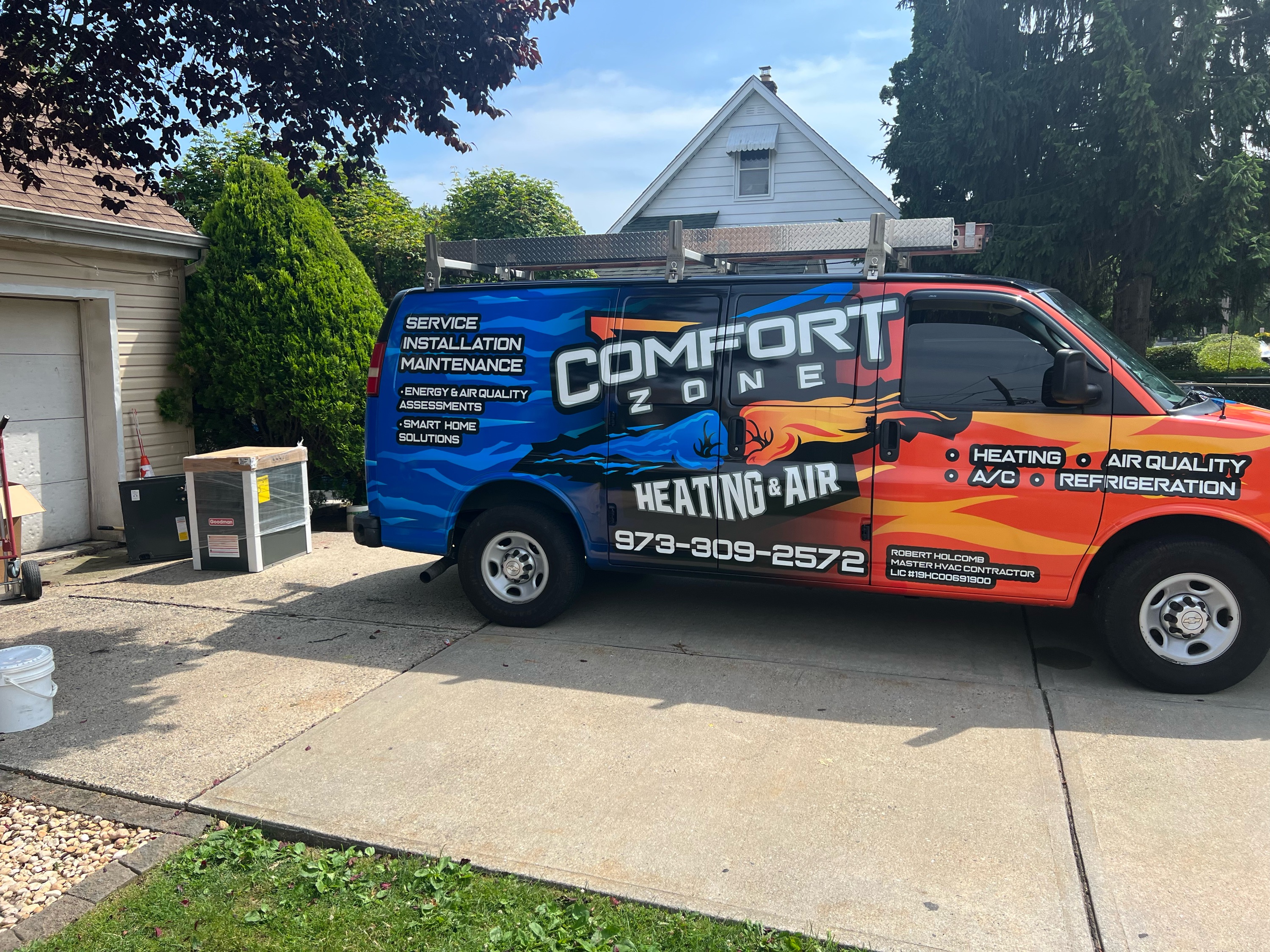Comfort Zone Heating and Air Logo