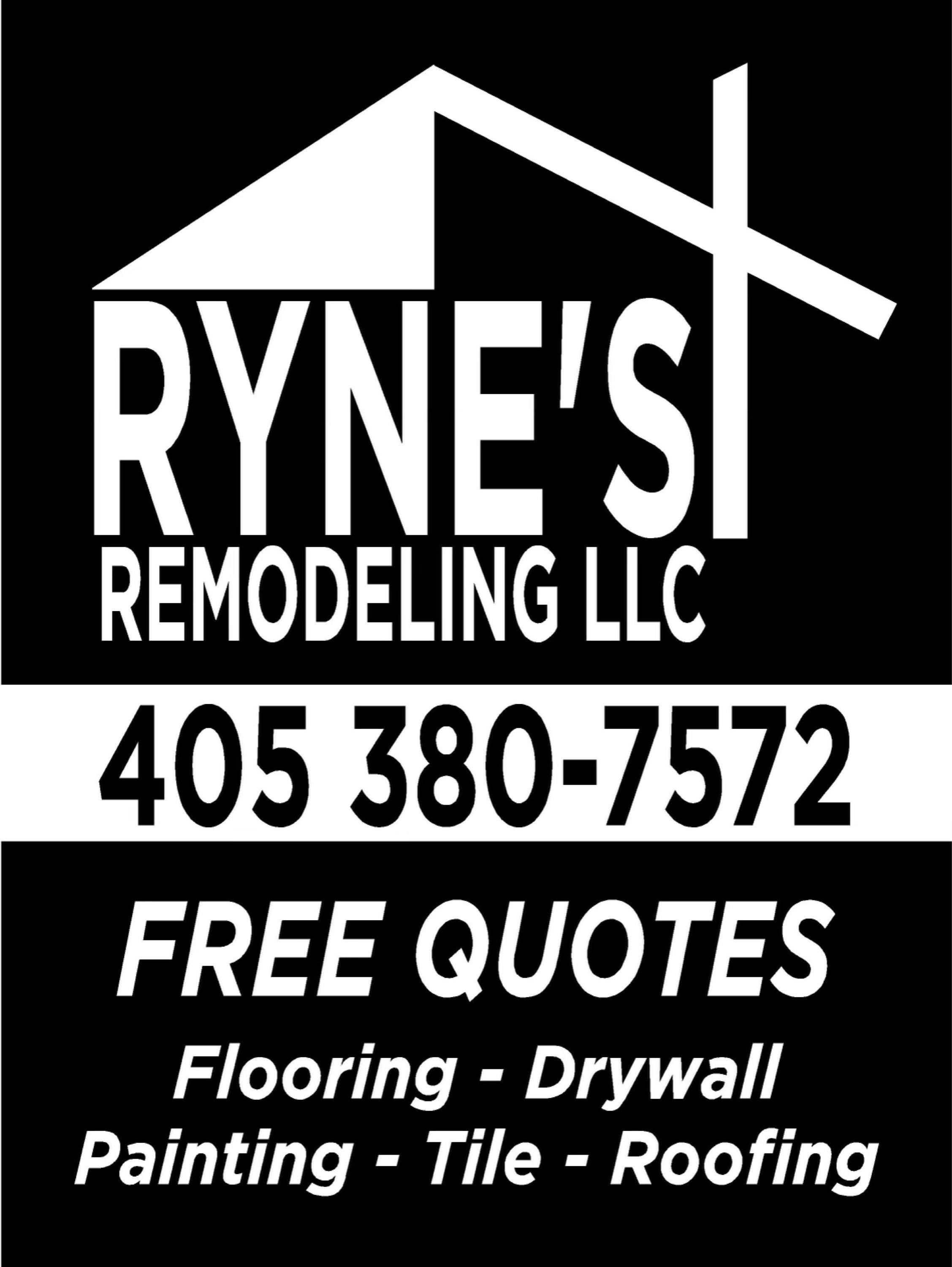 Ryne's Repairs and Remodeling Logo
