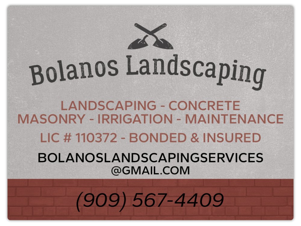 BOLANOS LANDSCAPING SERVICES Logo