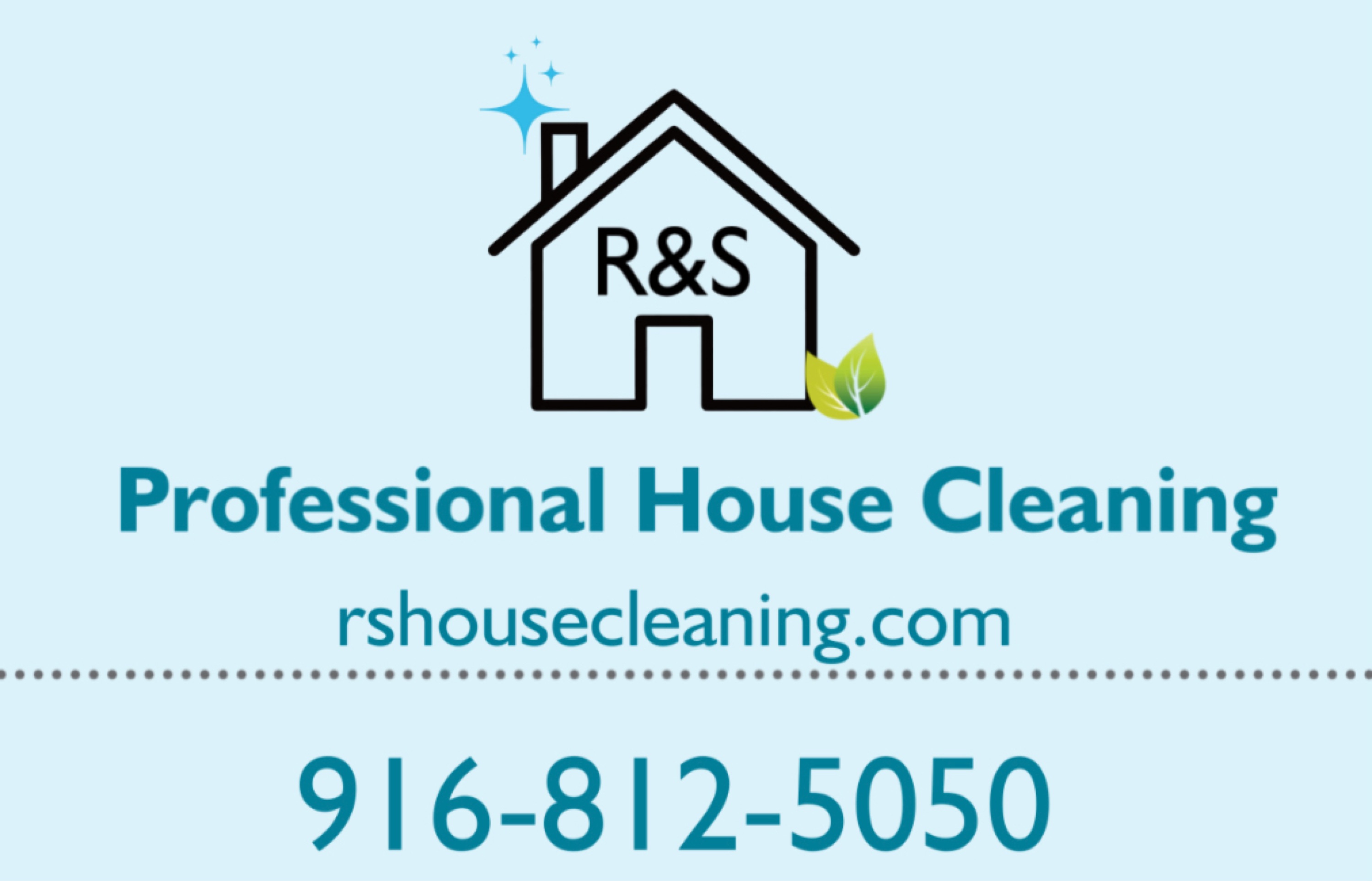 R & S Professional House Cleaning Logo
