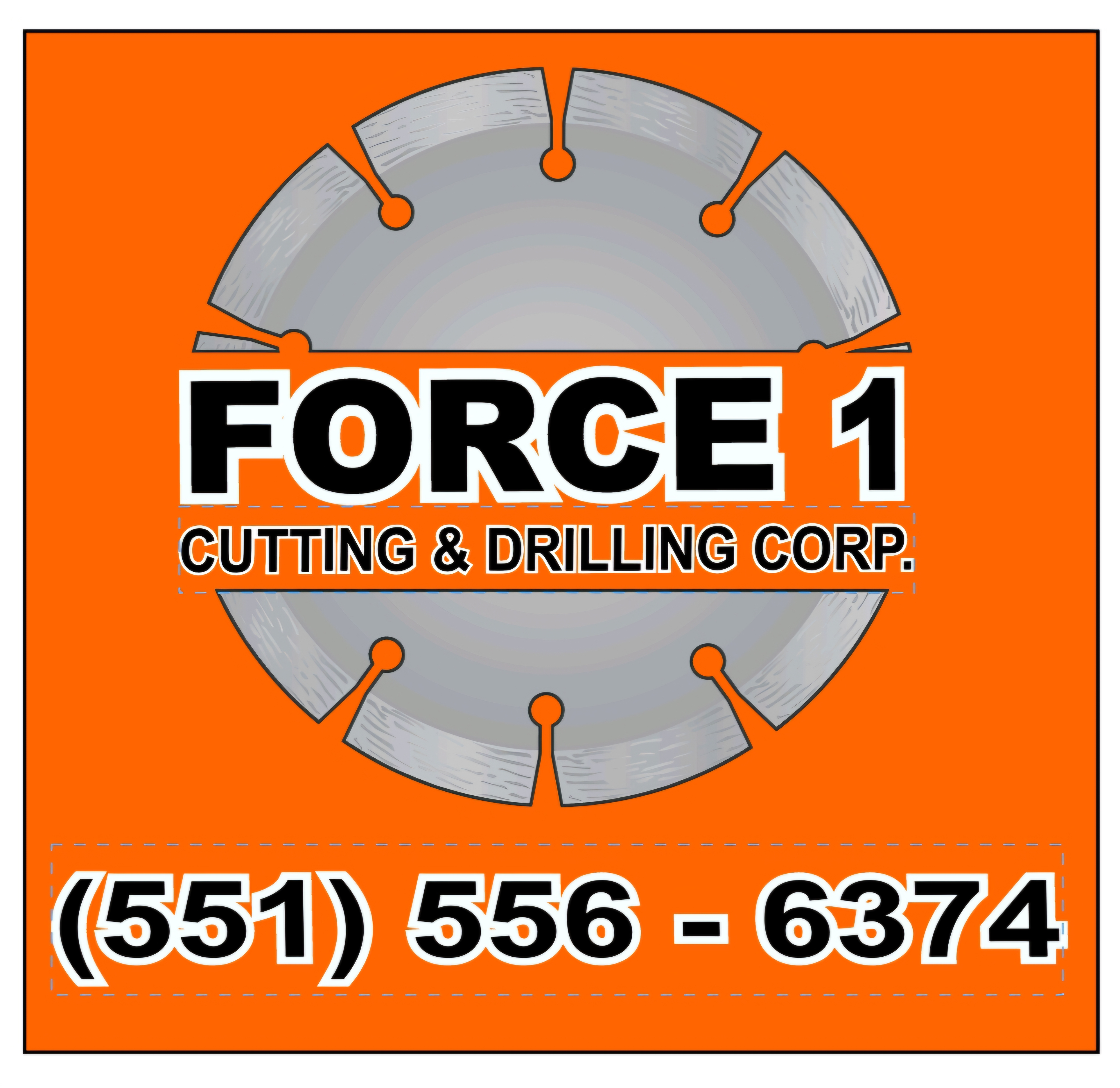 FORCE 1 CUTTING & DRILLING Logo