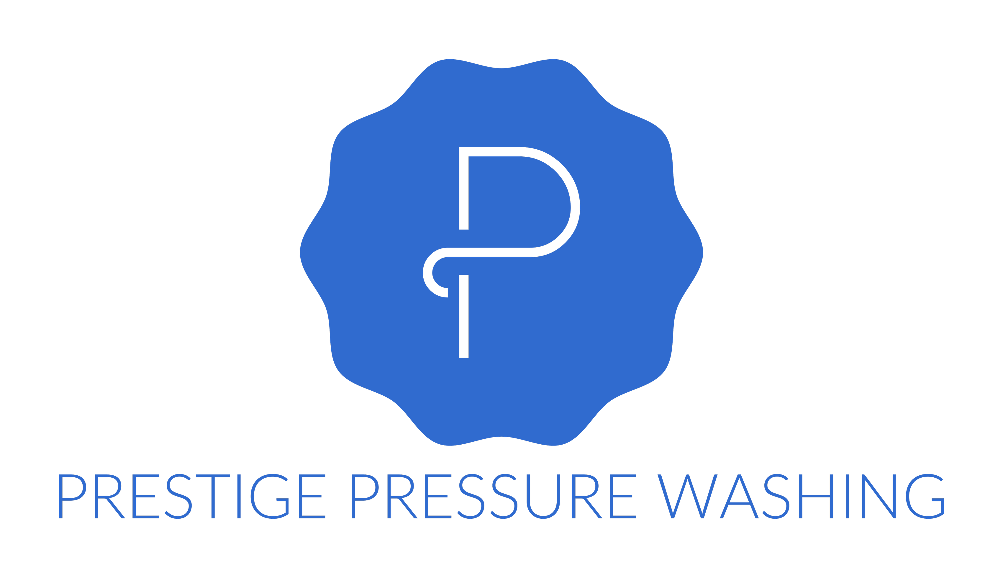 Prestige Pressure And Power Washing Logo