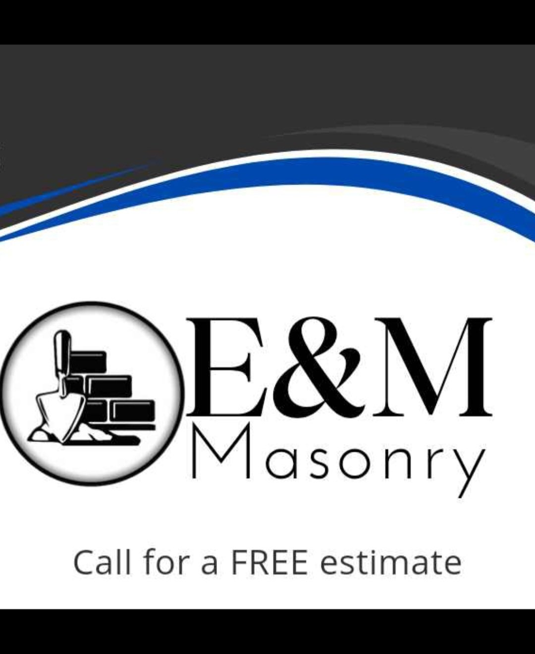 E&M Masonry Logo