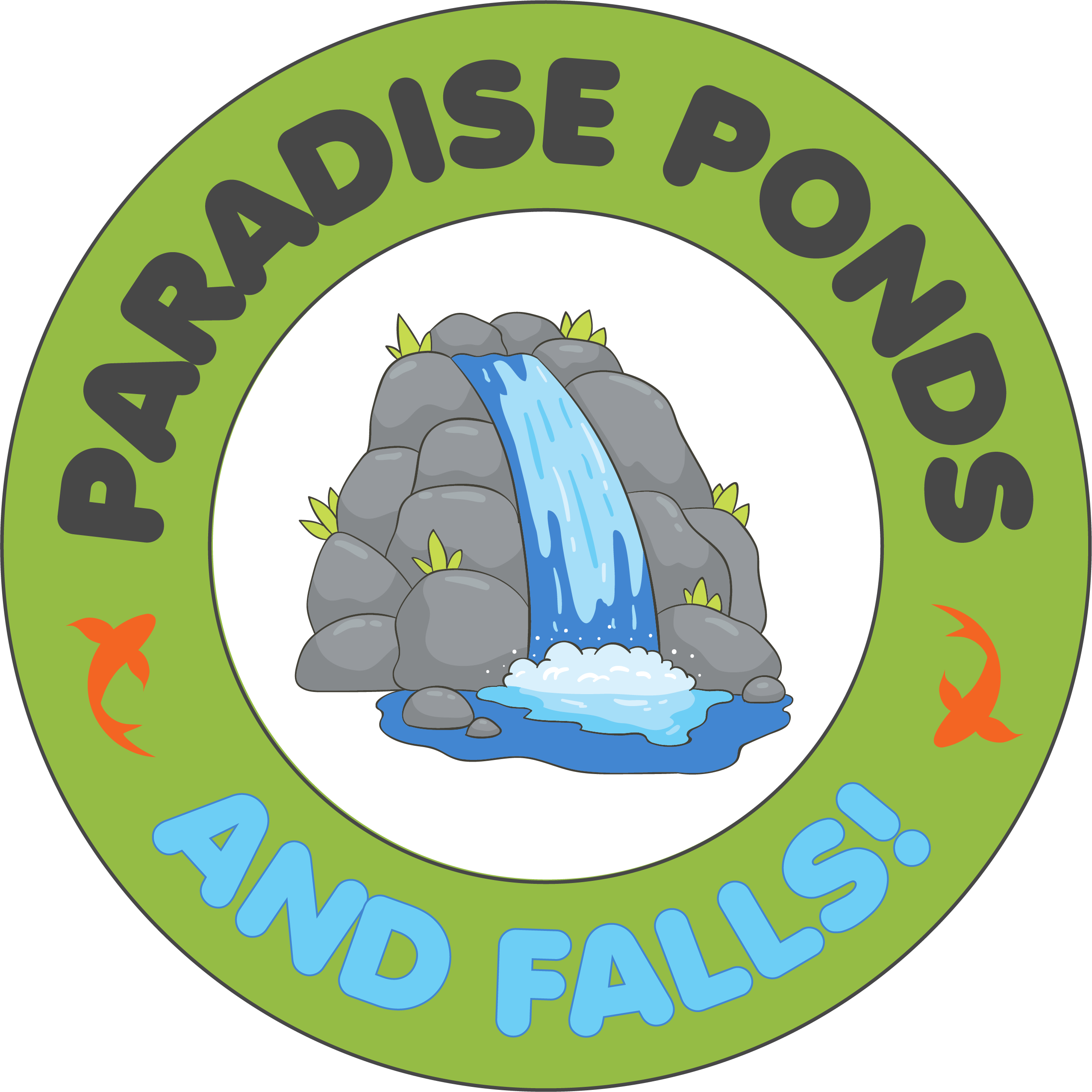 Paradise Ponds and Falls Logo