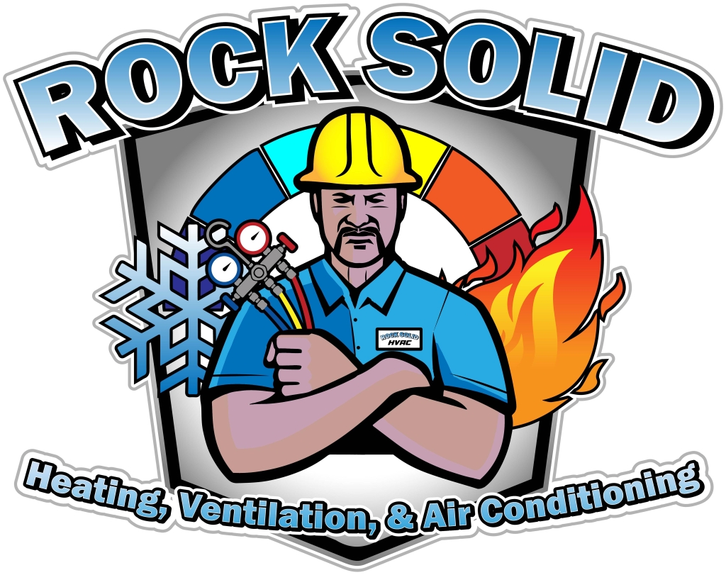 Rock Solid Heating & Cooling Logo