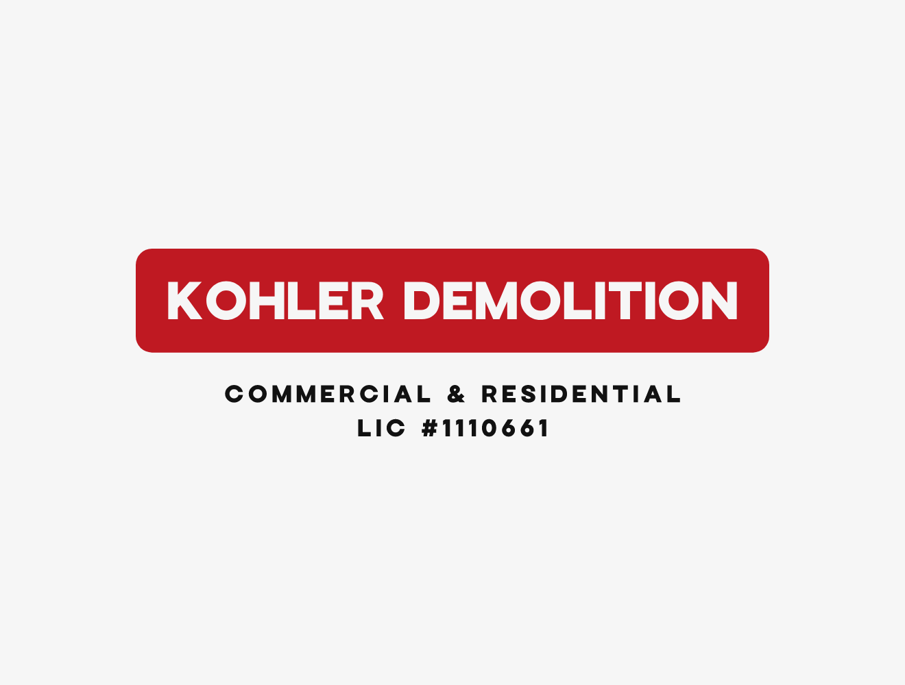 Kohler Select Demolition Logo