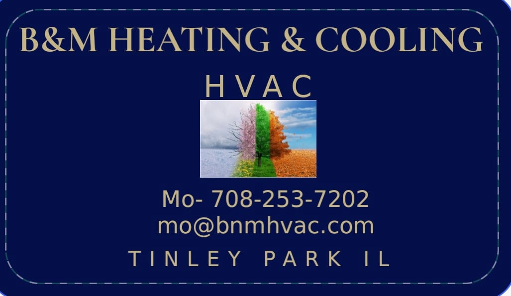 B&M Heating and Cooling Logo