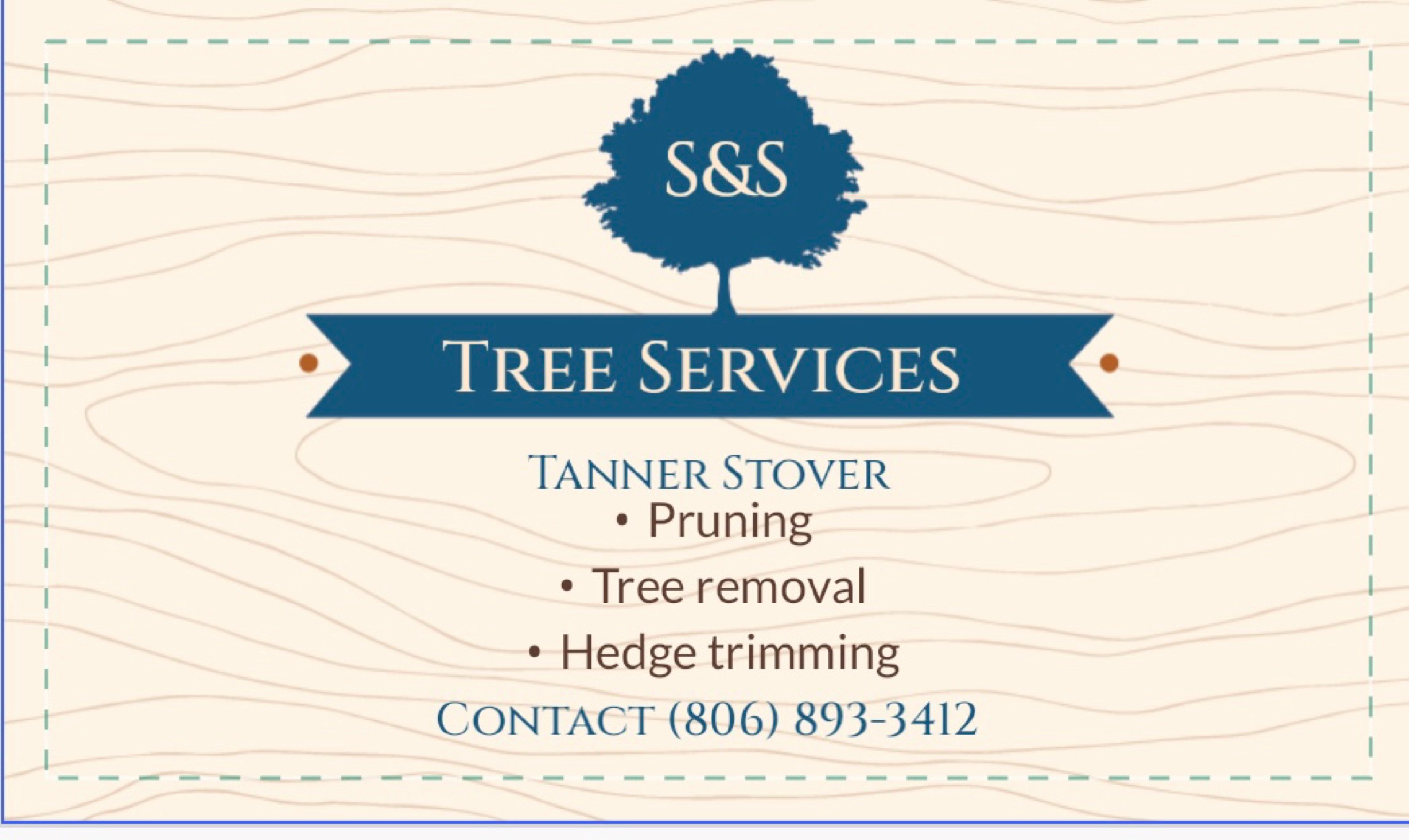 S & S Tree Service Logo