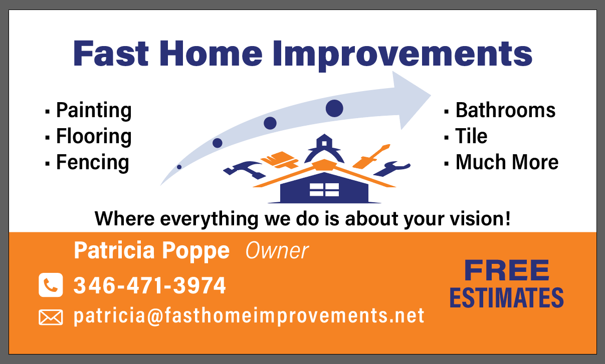 Fast Home Improvement Logo