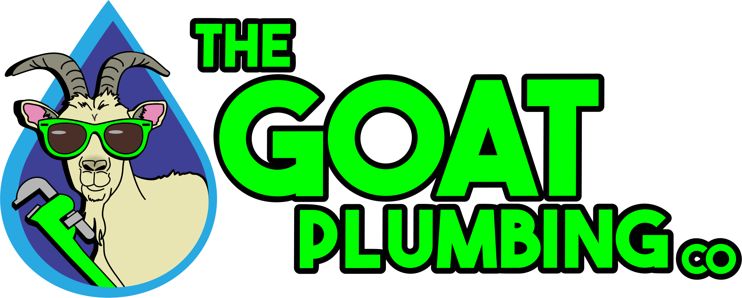 The GOAT Plumbing Company LLC Logo