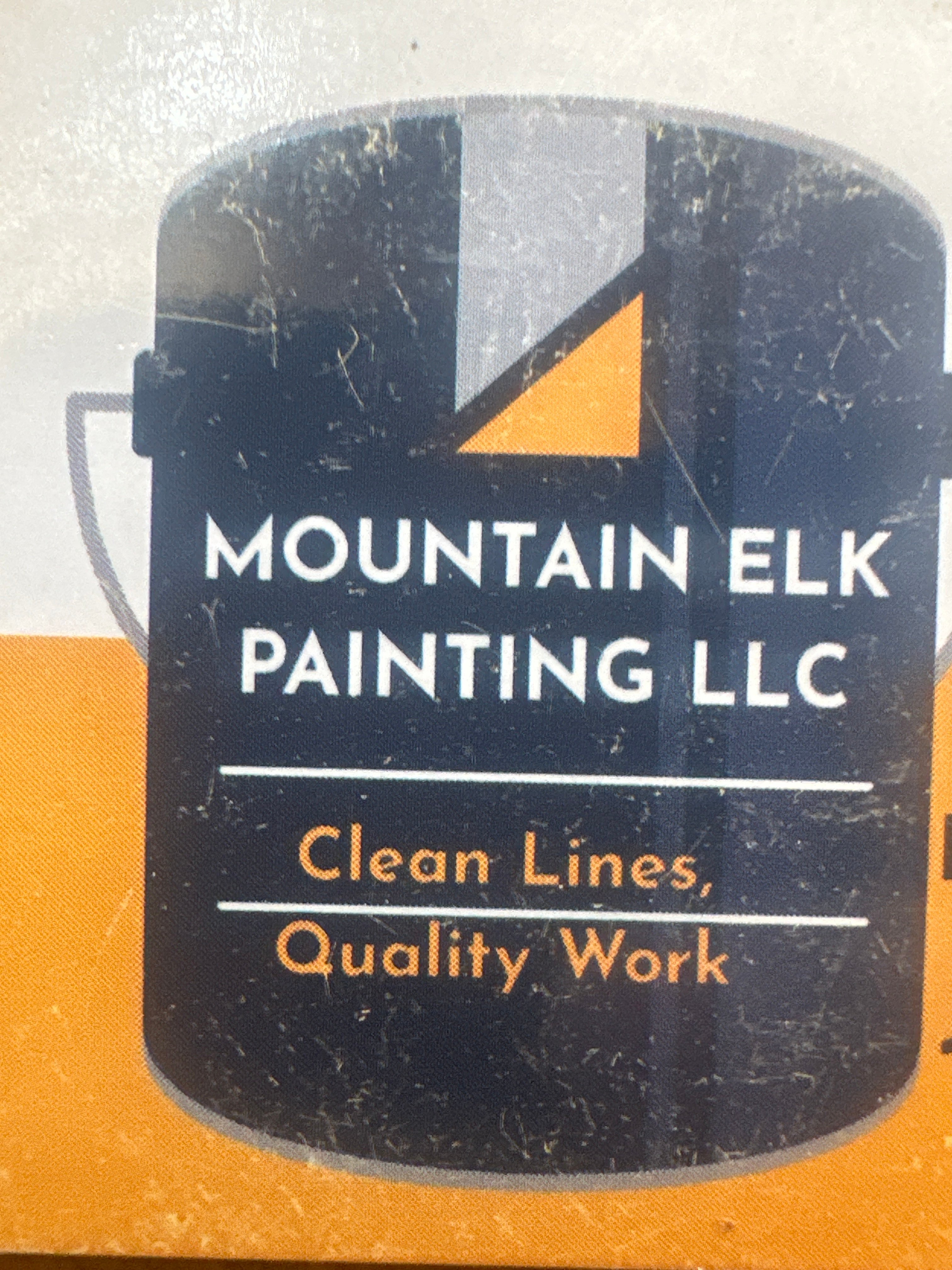 Mountain Elk Painting Logo