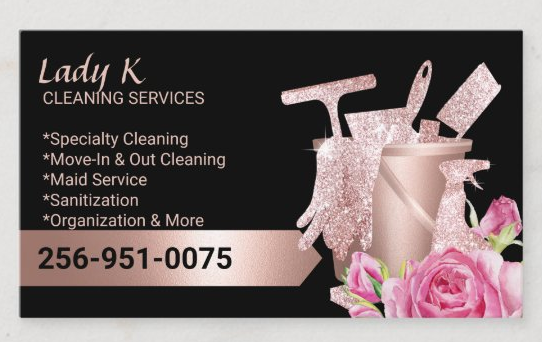 Lady K Cleaning Services Logo