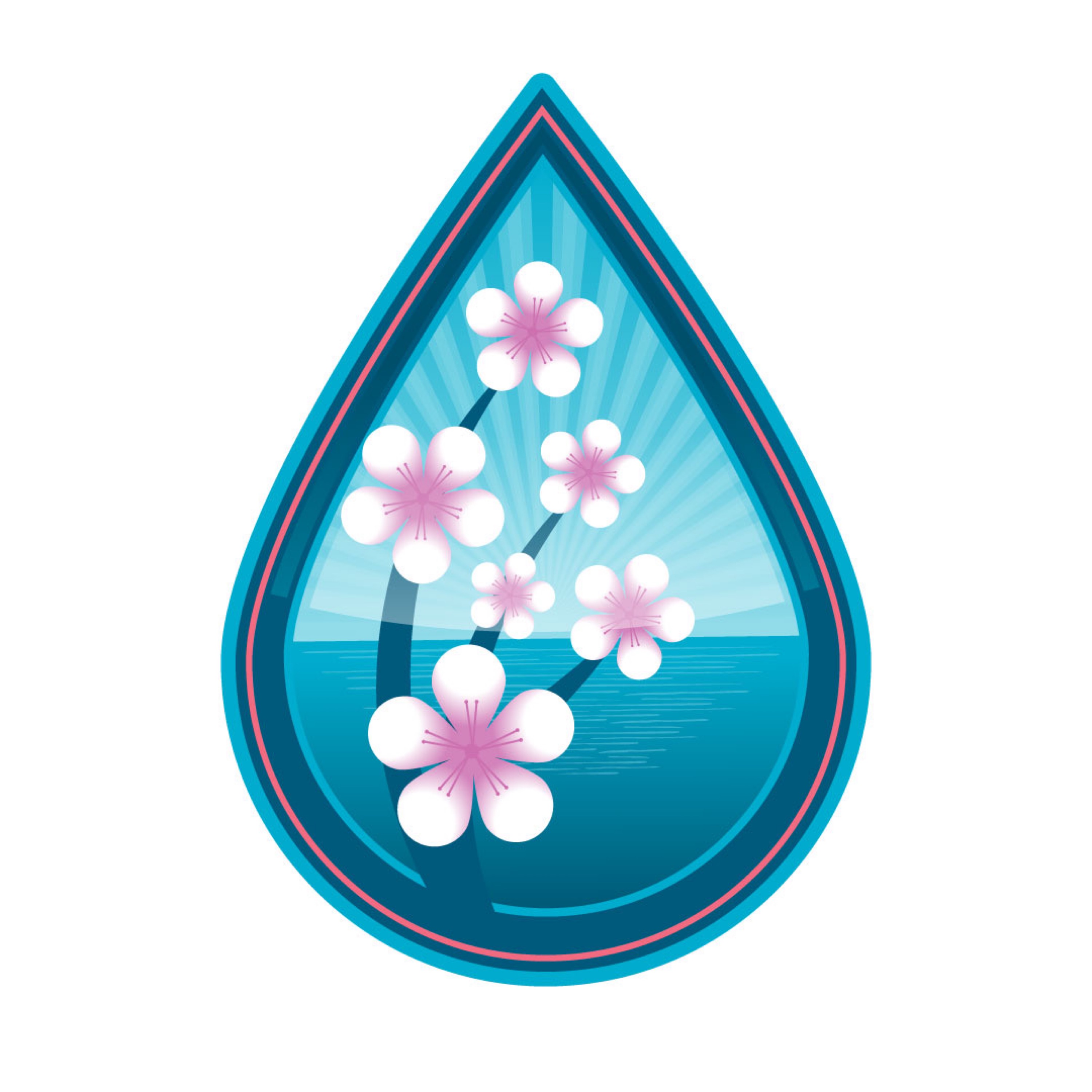 Cherry Blossom Plumbing Logo