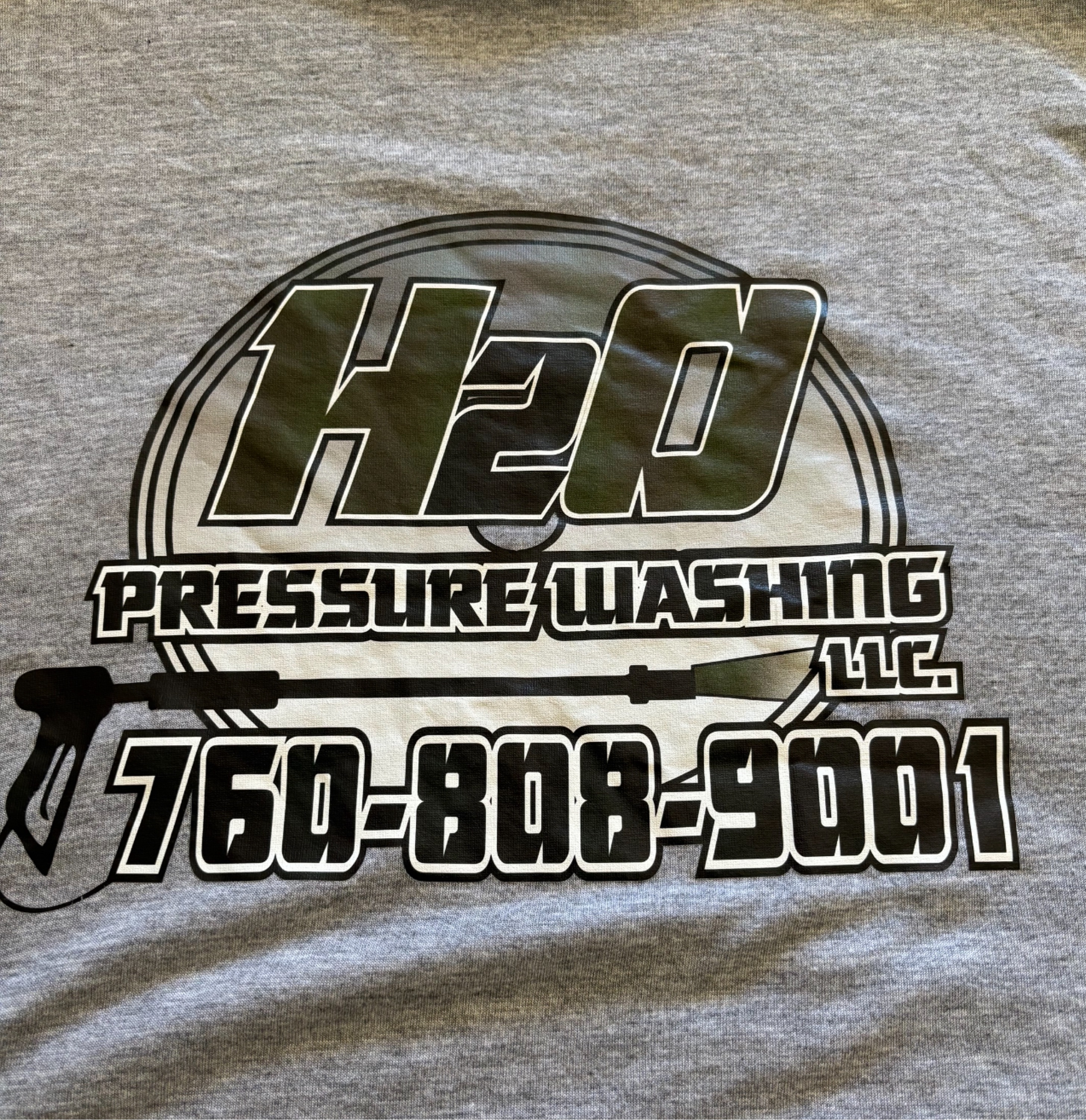 H2O Pressure Washing Logo
