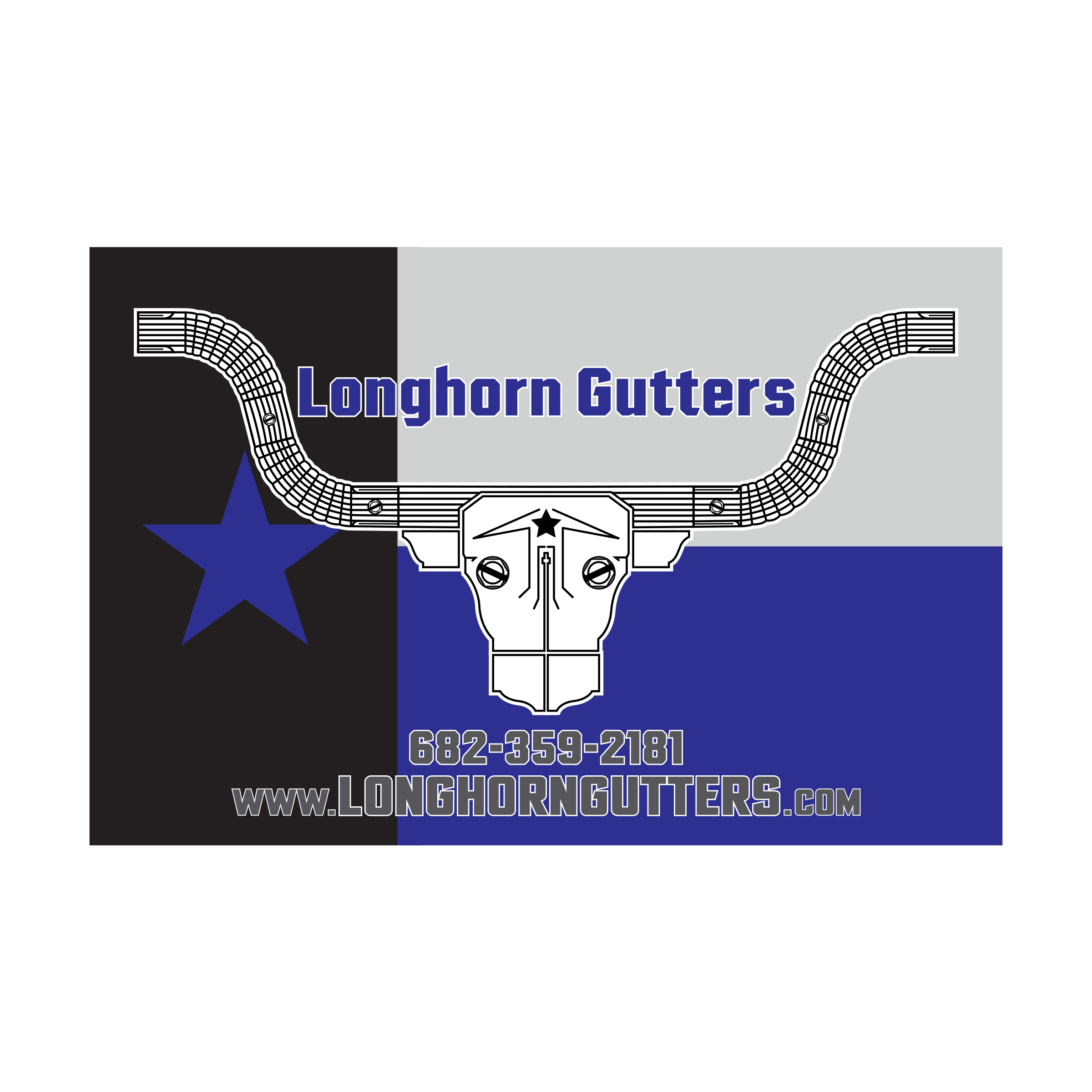 Longhorn Gutters Logo