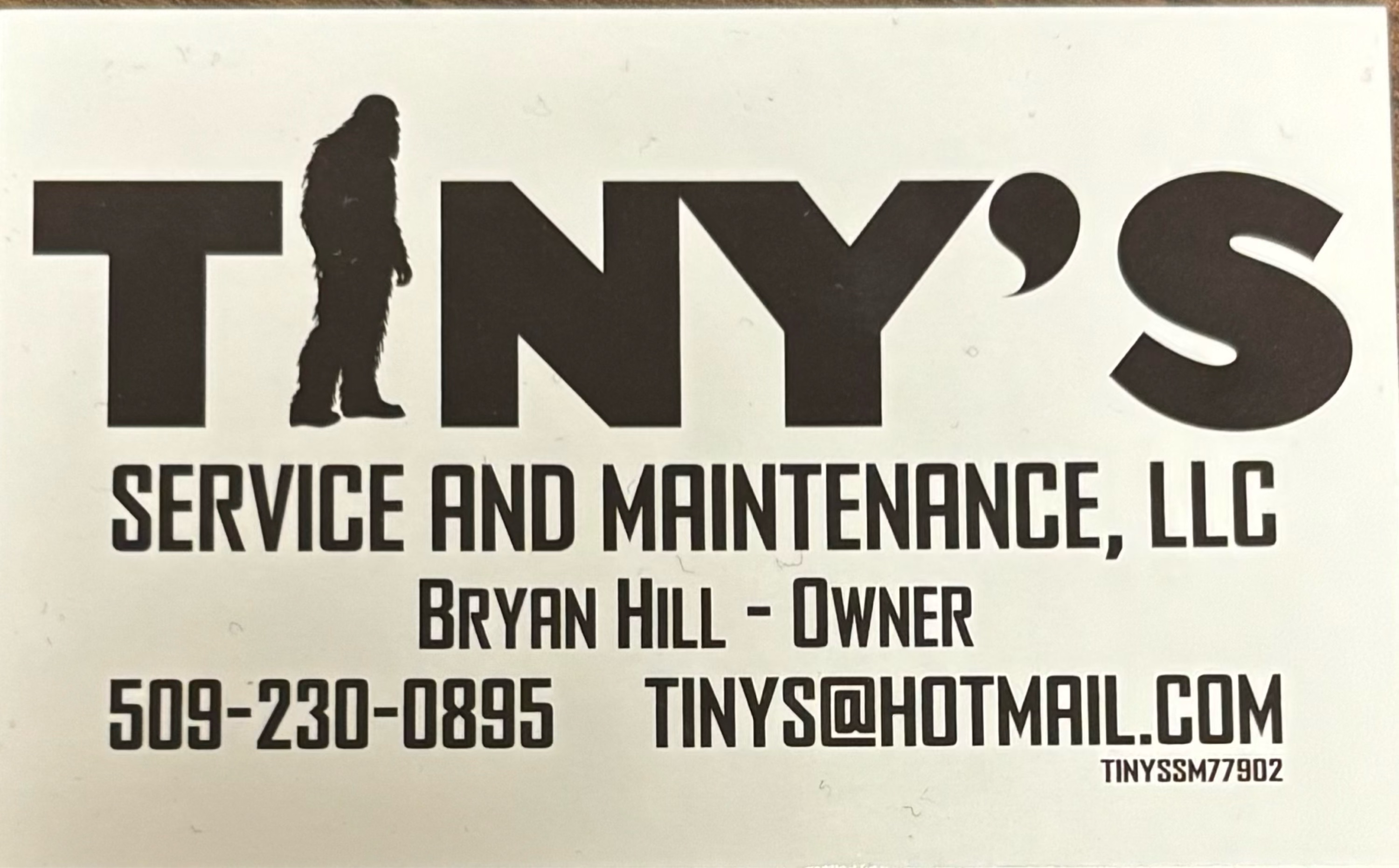 Tiny's Service and Maintenance LLC Logo