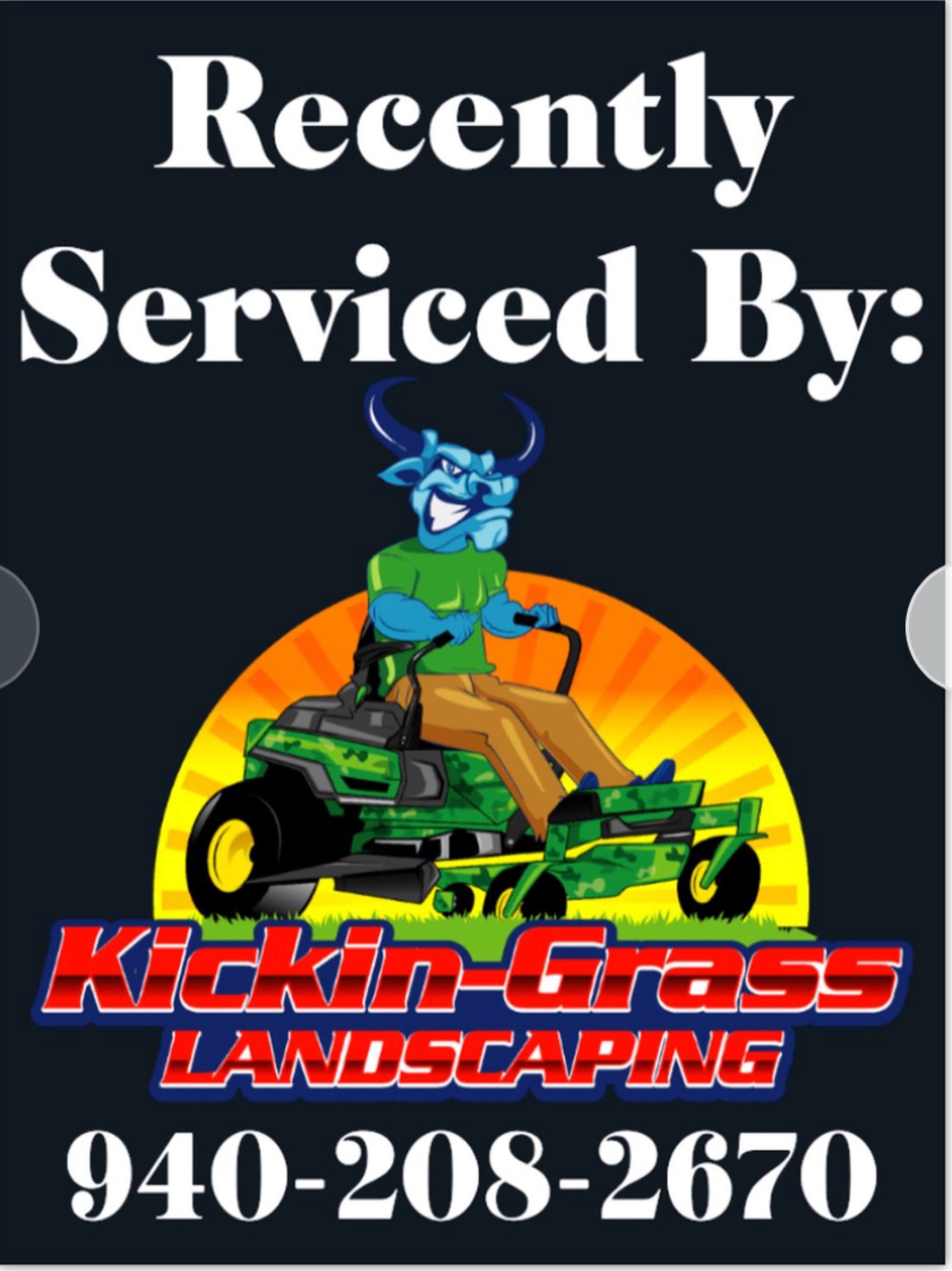 Kickin-Grasslandscaping Logo