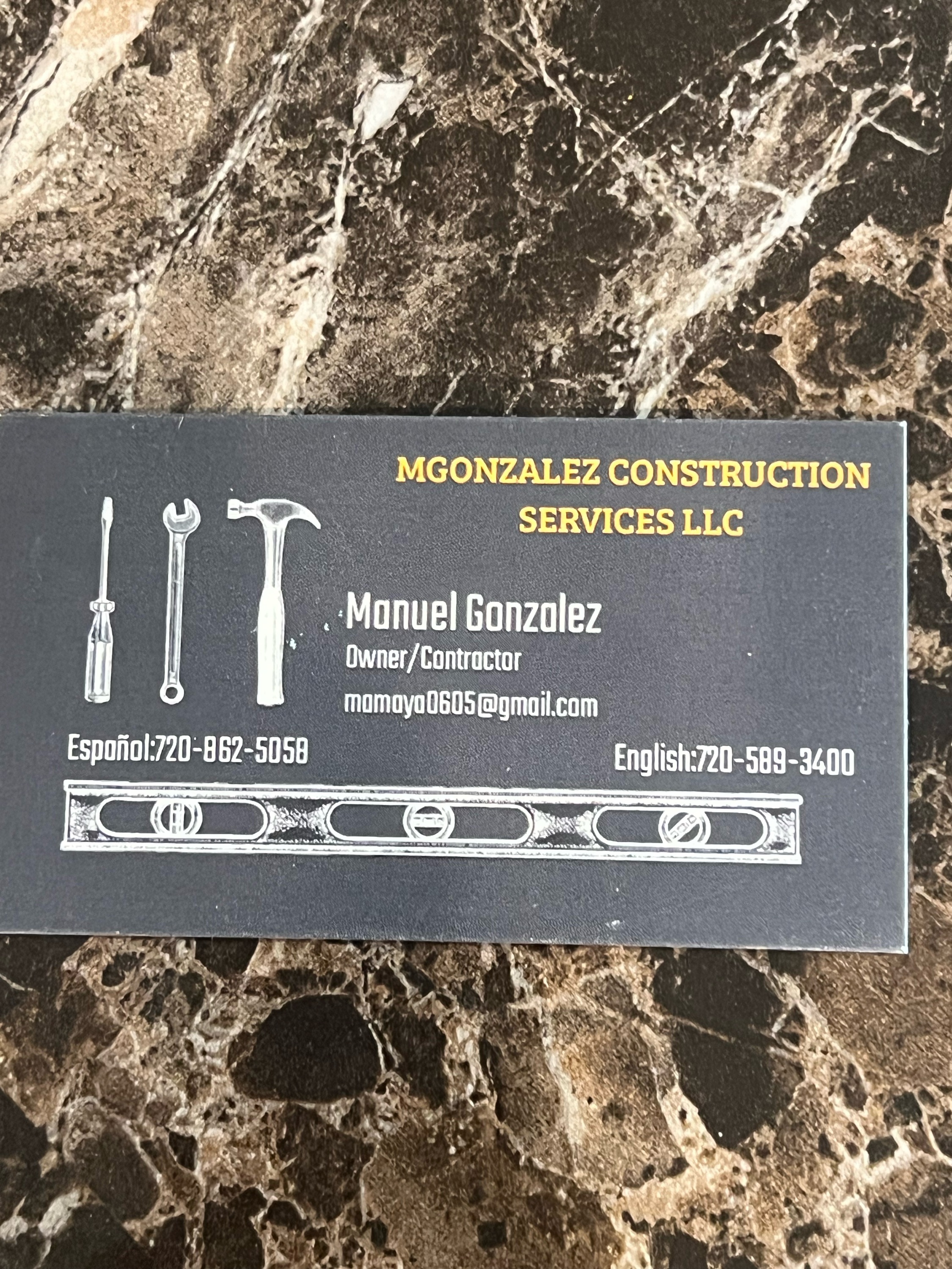 M Gonzalez Construction Services Logo