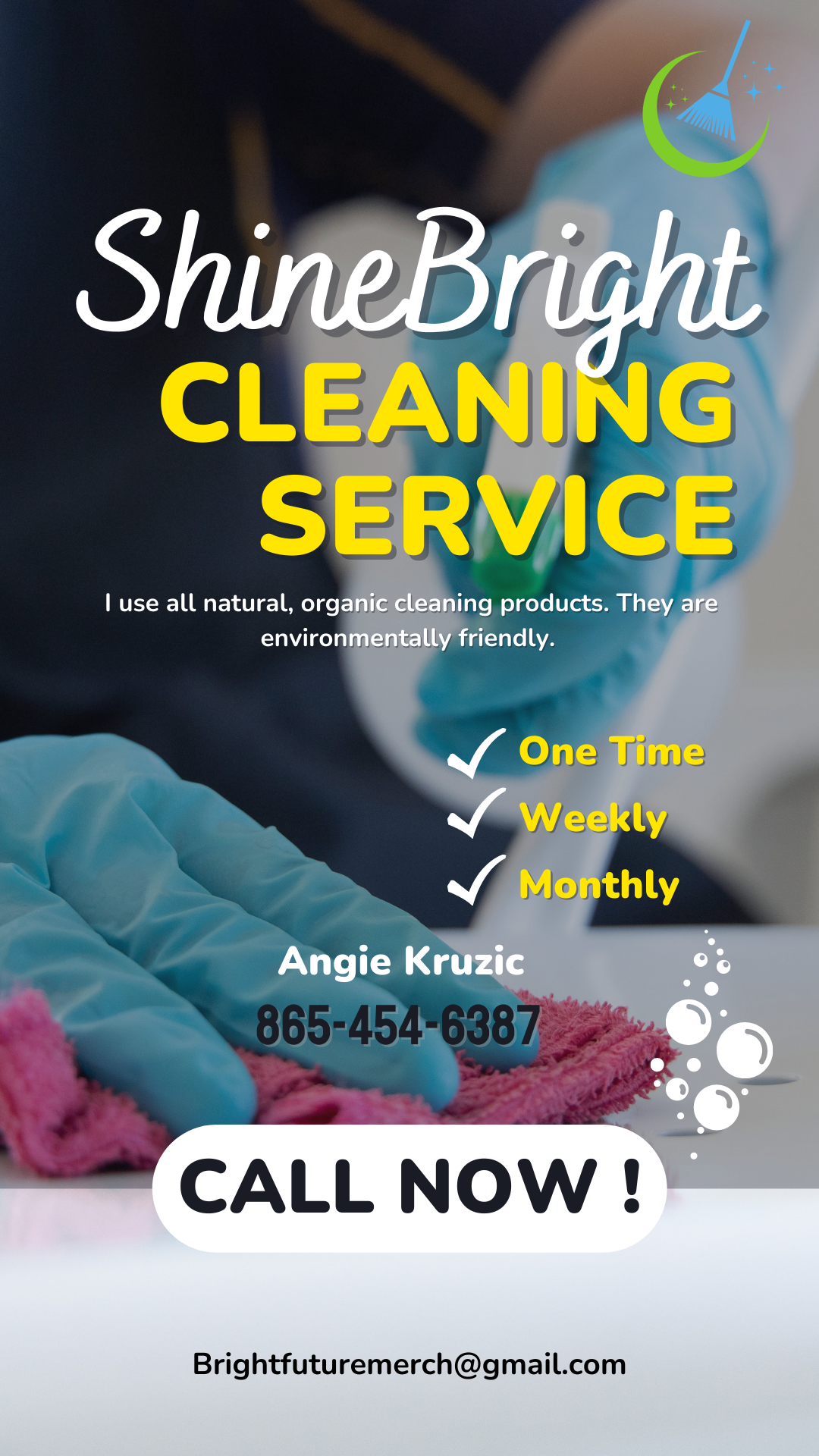 Shine Bright Cleaning Logo
