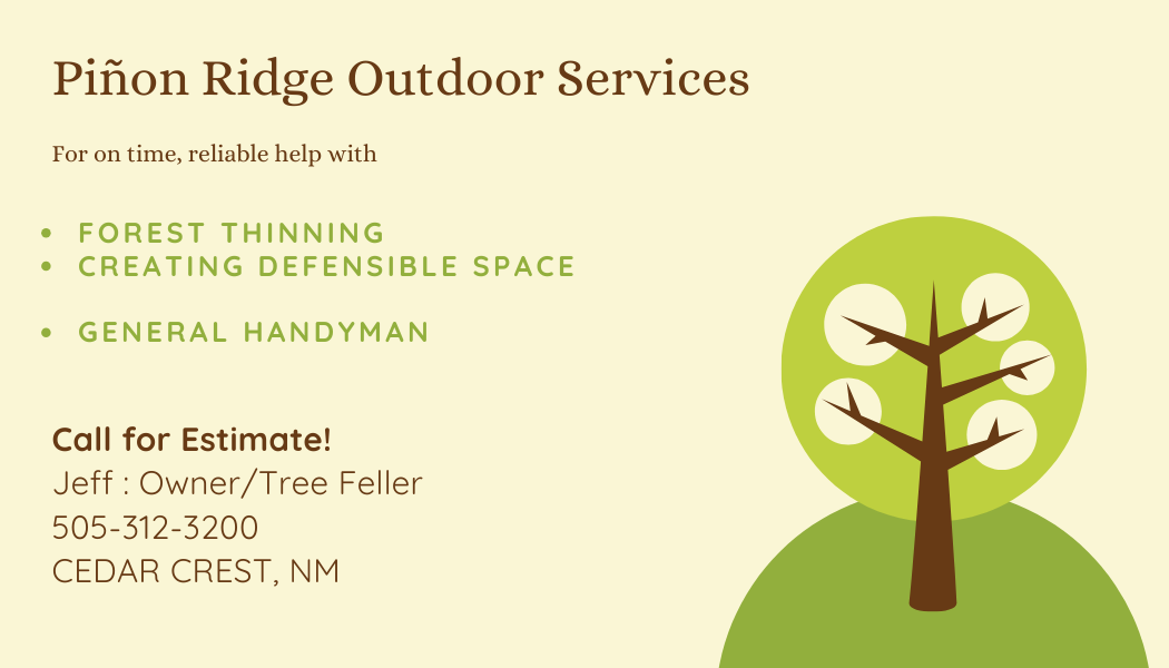 Pinon Ridge Outdoor Services Logo