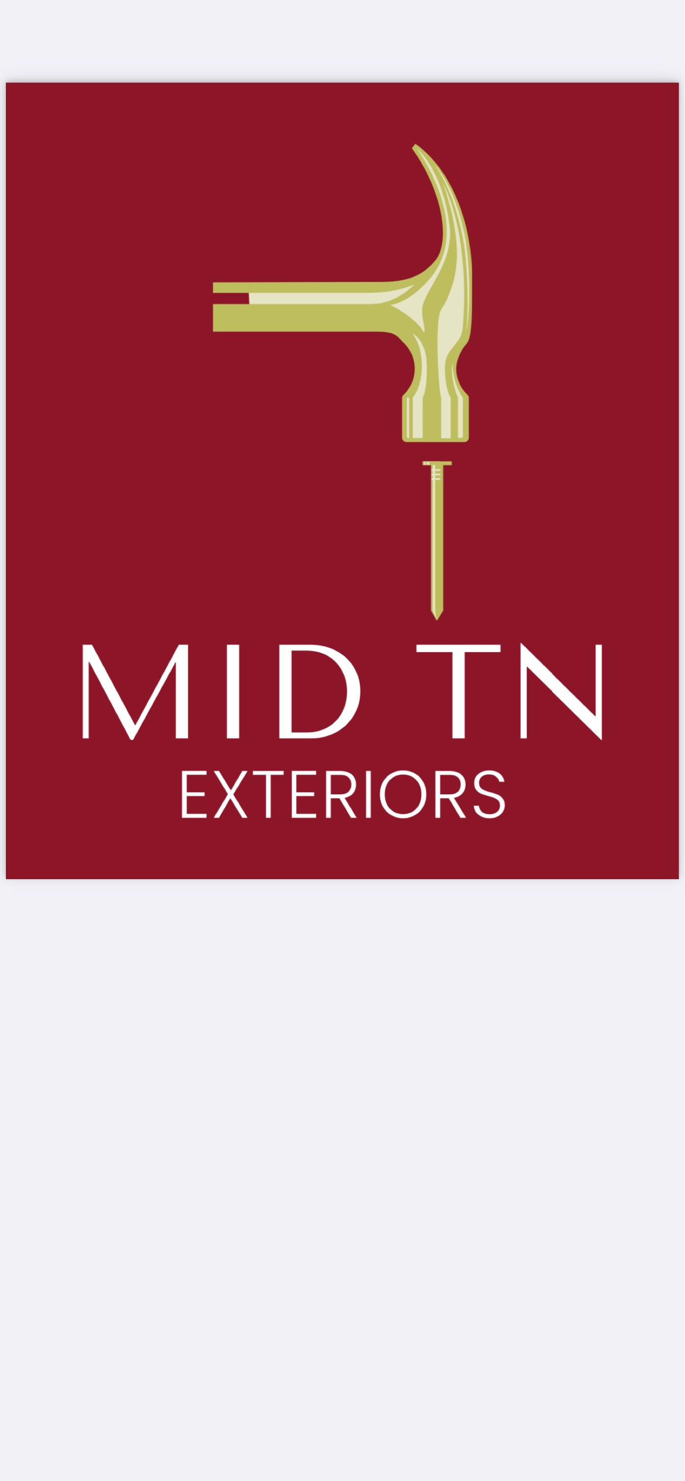 Middle TN Exteriors Logo