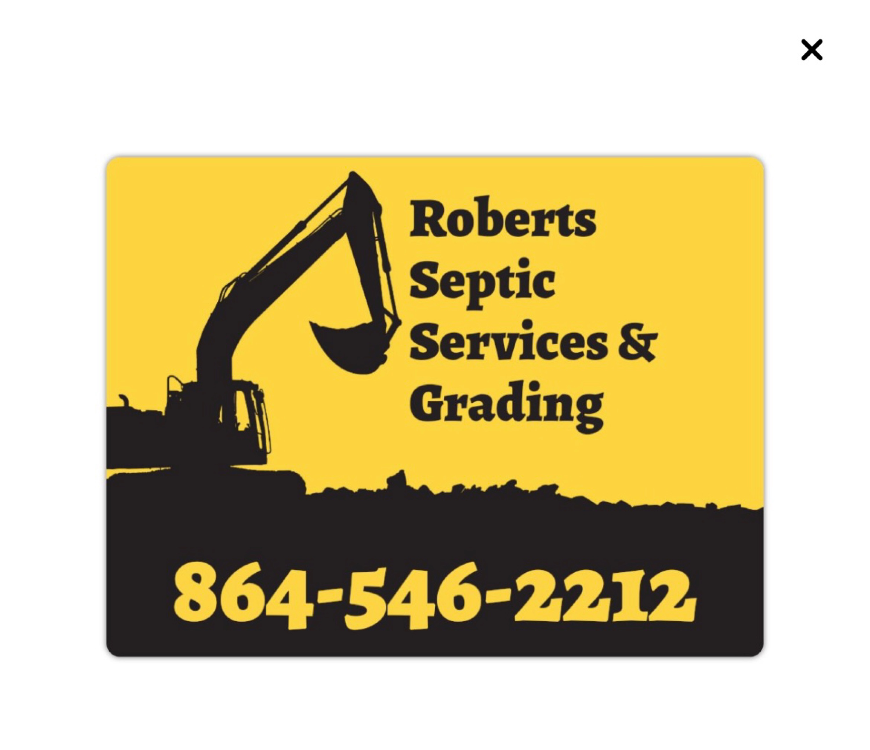 Roberts Septic & Grading Logo