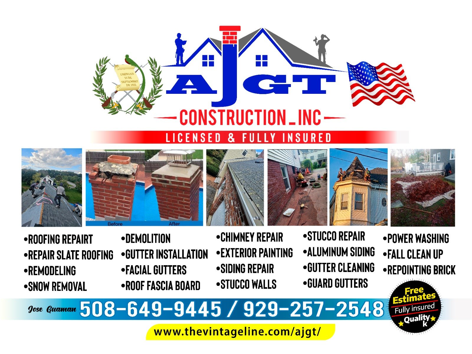 AJGT Construction Logo